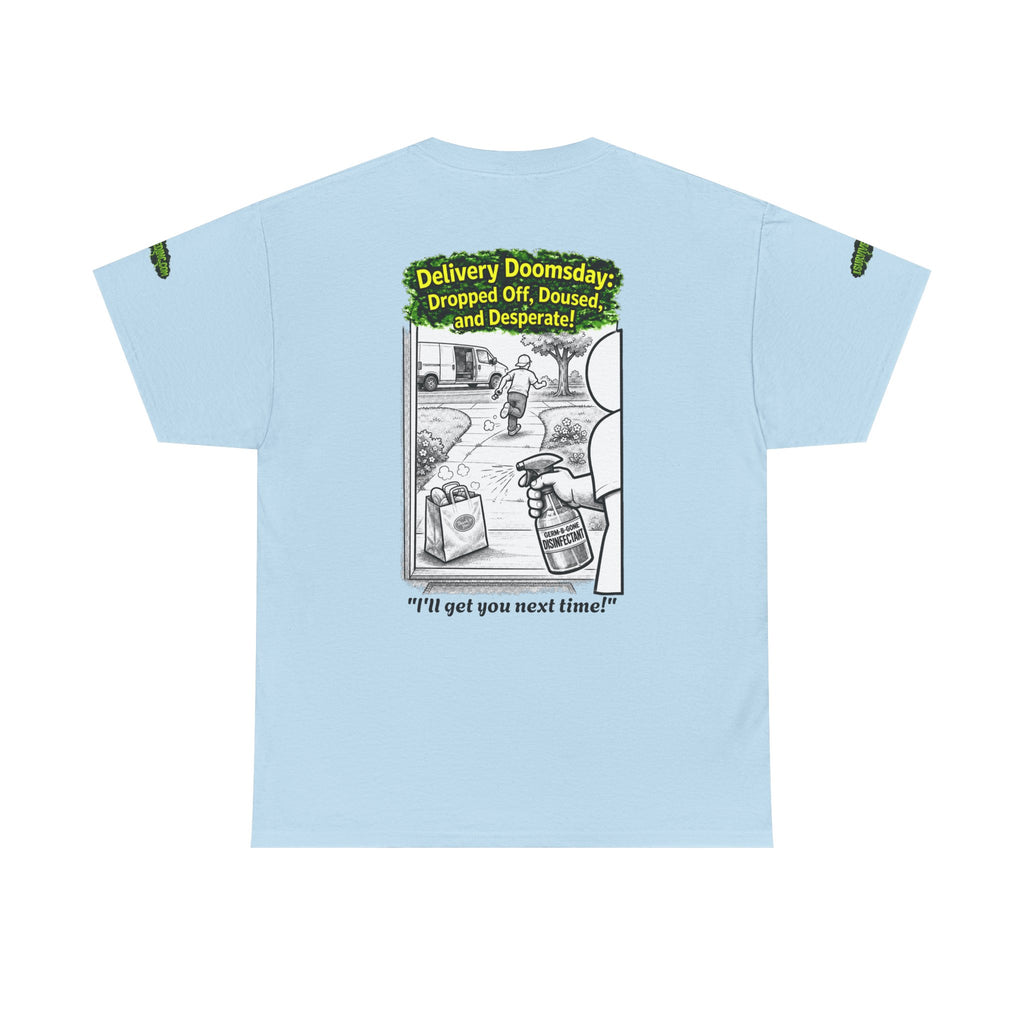 Sobreviví al 2020 — T1:E5 "El día del juicio final de las entregas" | Camiseta unisex de algodón pesado (Edición Pandemia) (EDICIÓN ESPECIAL)