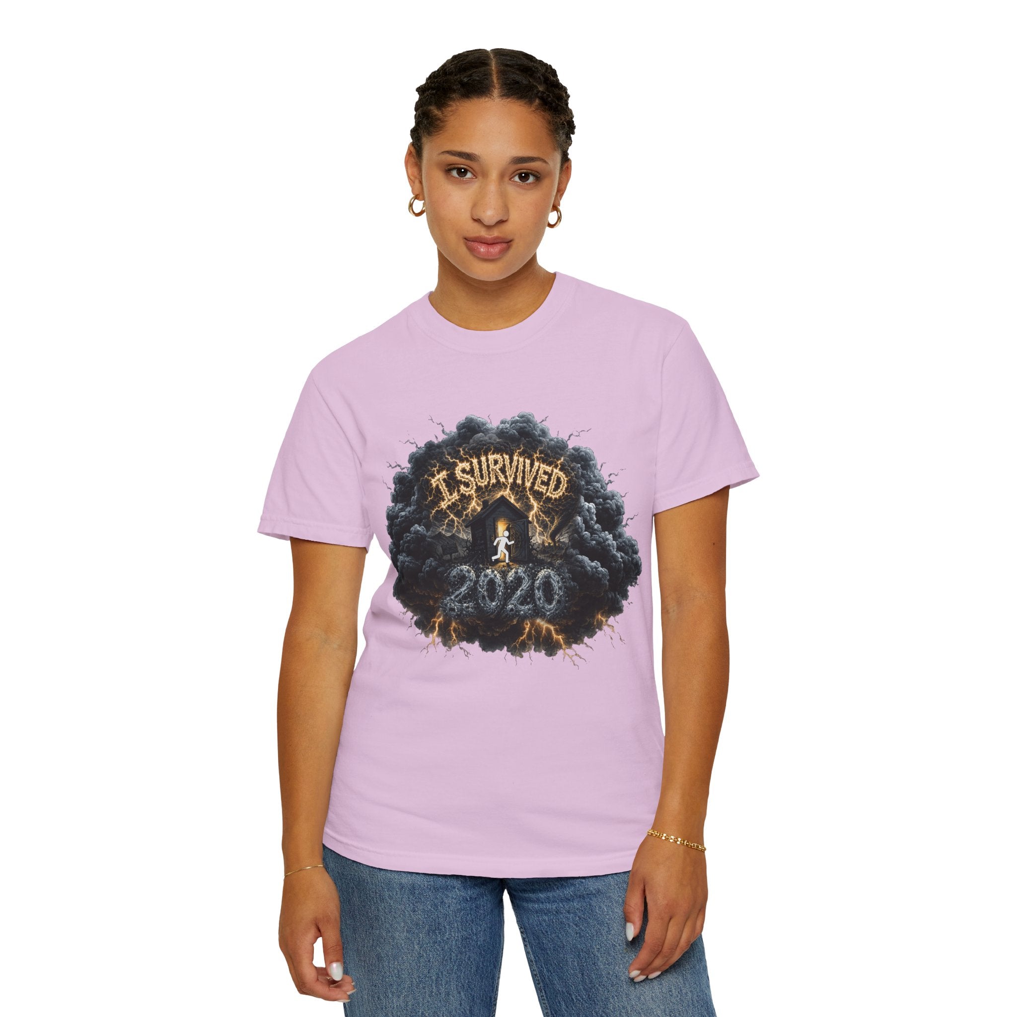 I Survived 2020 — Director's Cut Original Design Teaser Tee | Season 1 Premiere Drop Unisex Garment-Dyed T-shirt
