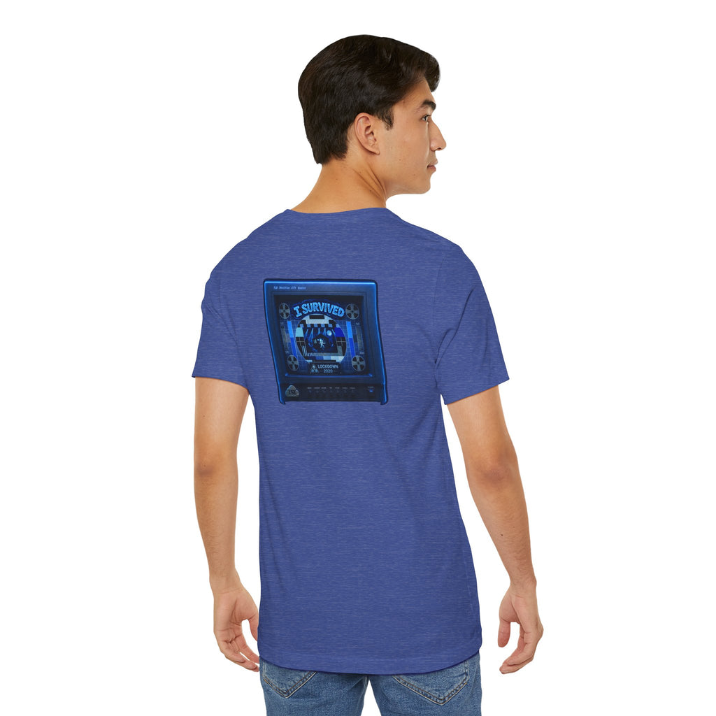 I Survived 2020 — "Please Stand By" Test Pattern Tee Lockdown Summer Exclusive Unisex Jersey Short Sleeve Tee