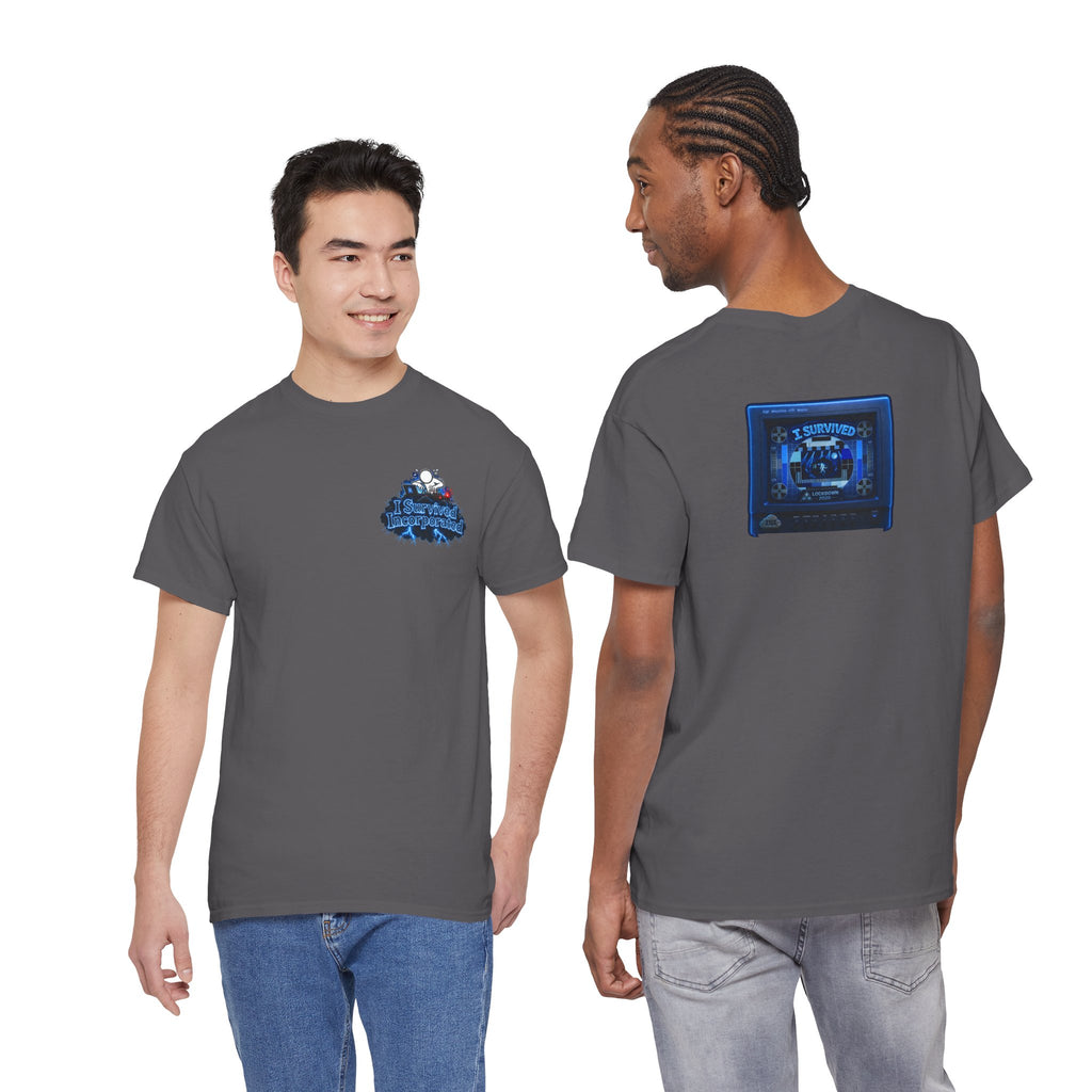 I Survived 2020 — "Please Stand By" Test Pattern Tee Lockdown Surveillance Edition Summer Exclusive Unisex Heavy Cotton Tee