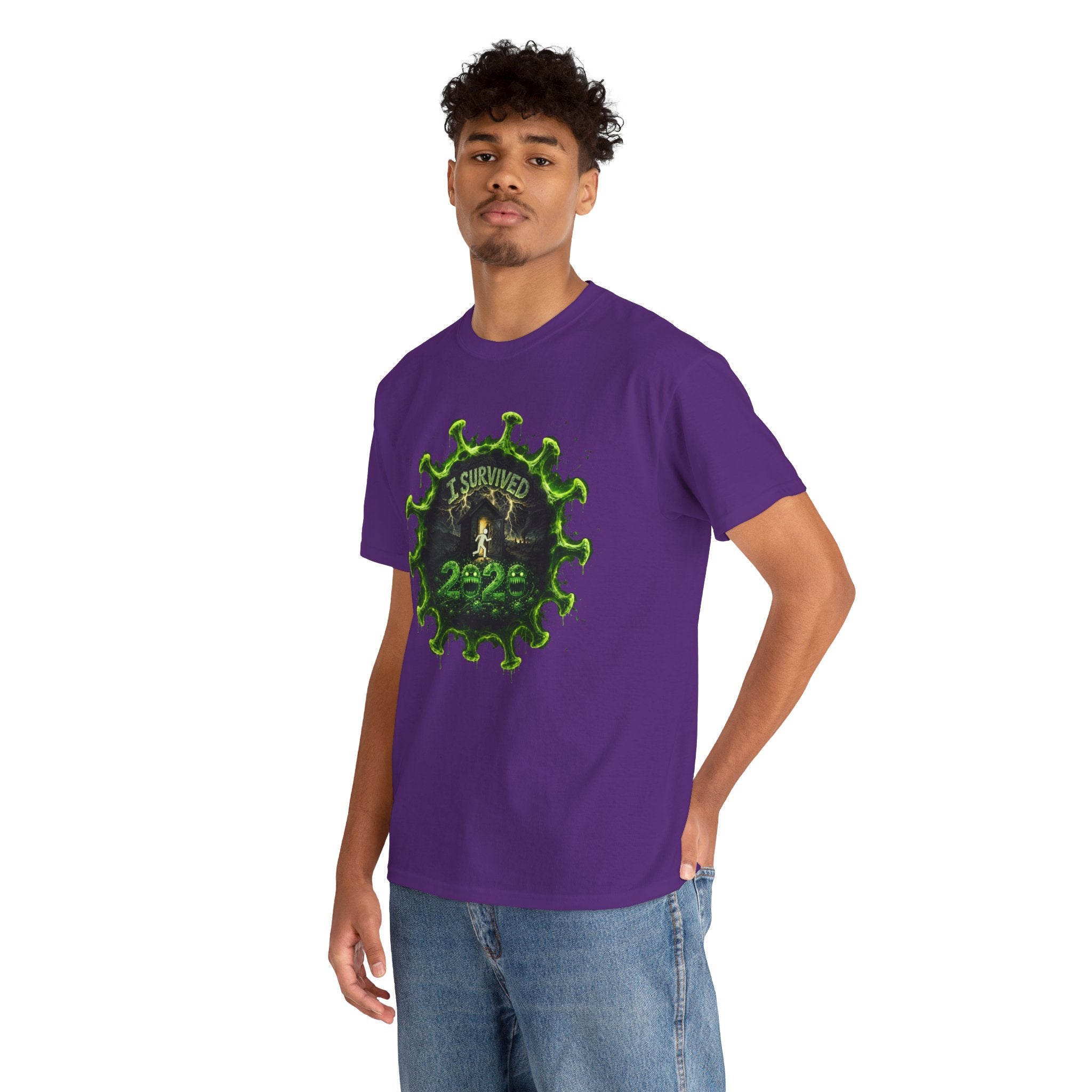 I Survived 2020 — Director's Cut S1:E3 "The Jab!" | Pandemic Edition Unisex Heavy Cotton Tee