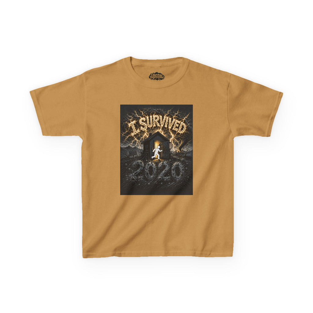 I Survived 2020 — Original Design Teaser Tee | Season 1 Premiere Drop Kids Heavy Cotton™ Tee