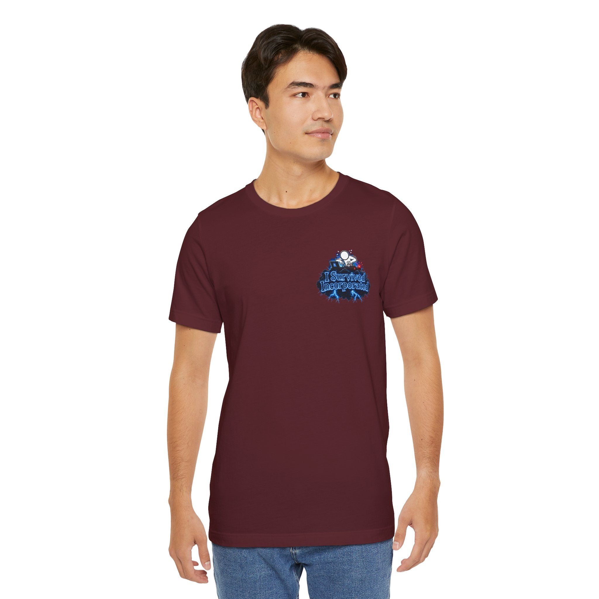 I Survived 2020 — "Please Stand By" Test Pattern Tee Lockdown Summer Exclusive Unisex Jersey Short Sleeve Tee