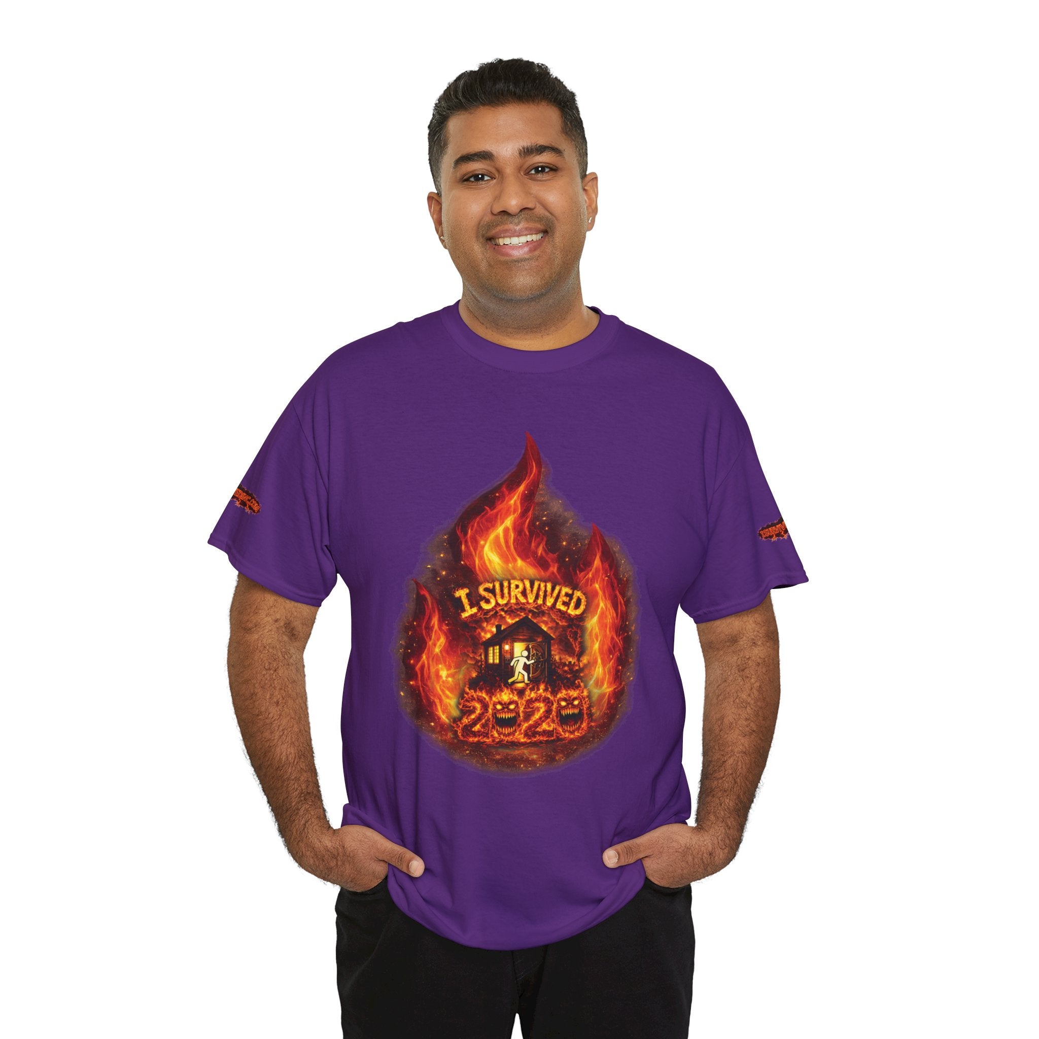 I Survived 2020 — Director's Cut S2:E1 "Berry Creek" | Wildfire Edition Memorial Unisex Heavy Cotton Tee (SPECIAL EDITION)