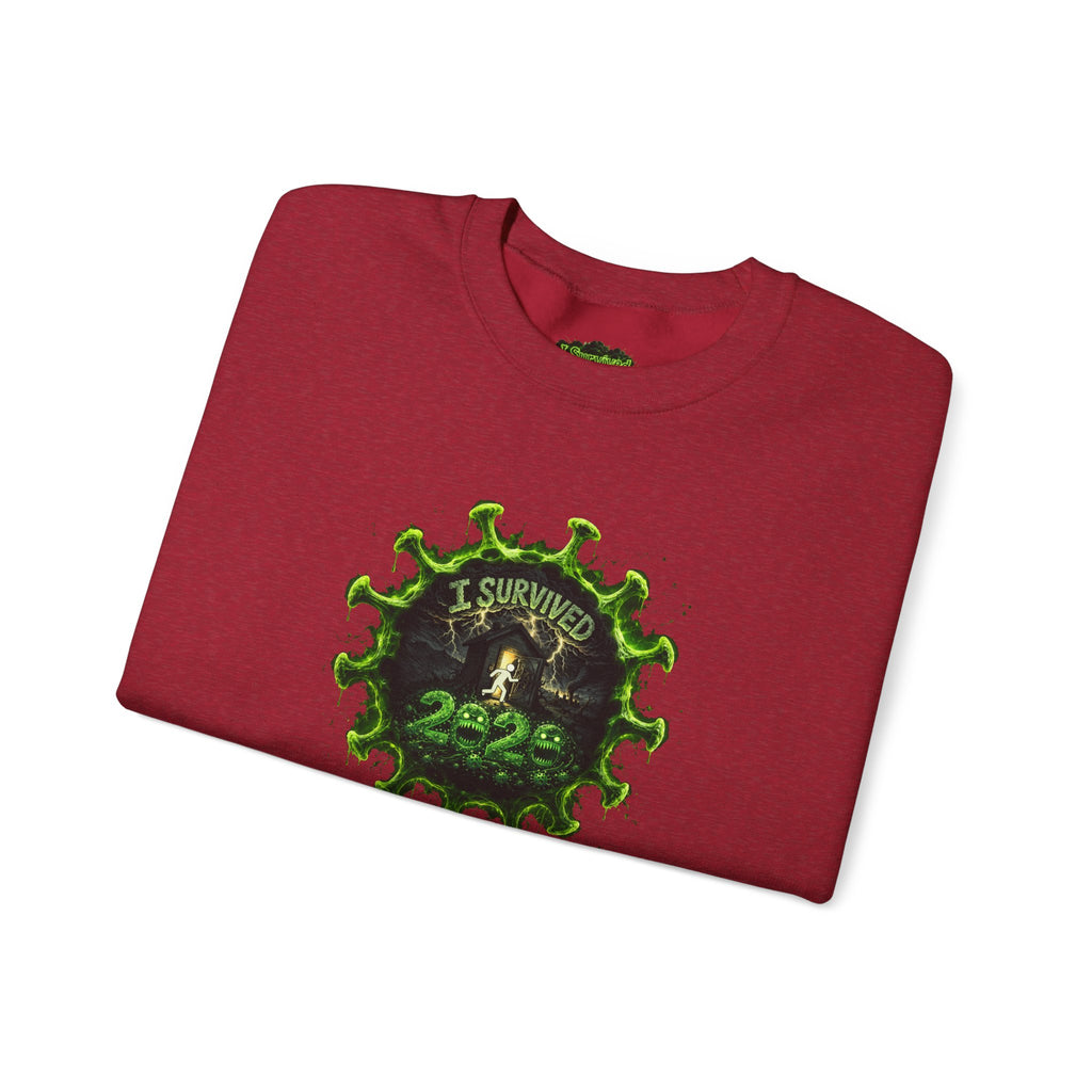 I Survived 2020 — PANDEMIC S1:E2: Director's Cut "The Coming of COVID" Unisex Heavy Blend™ Crewneck Sweatshirt