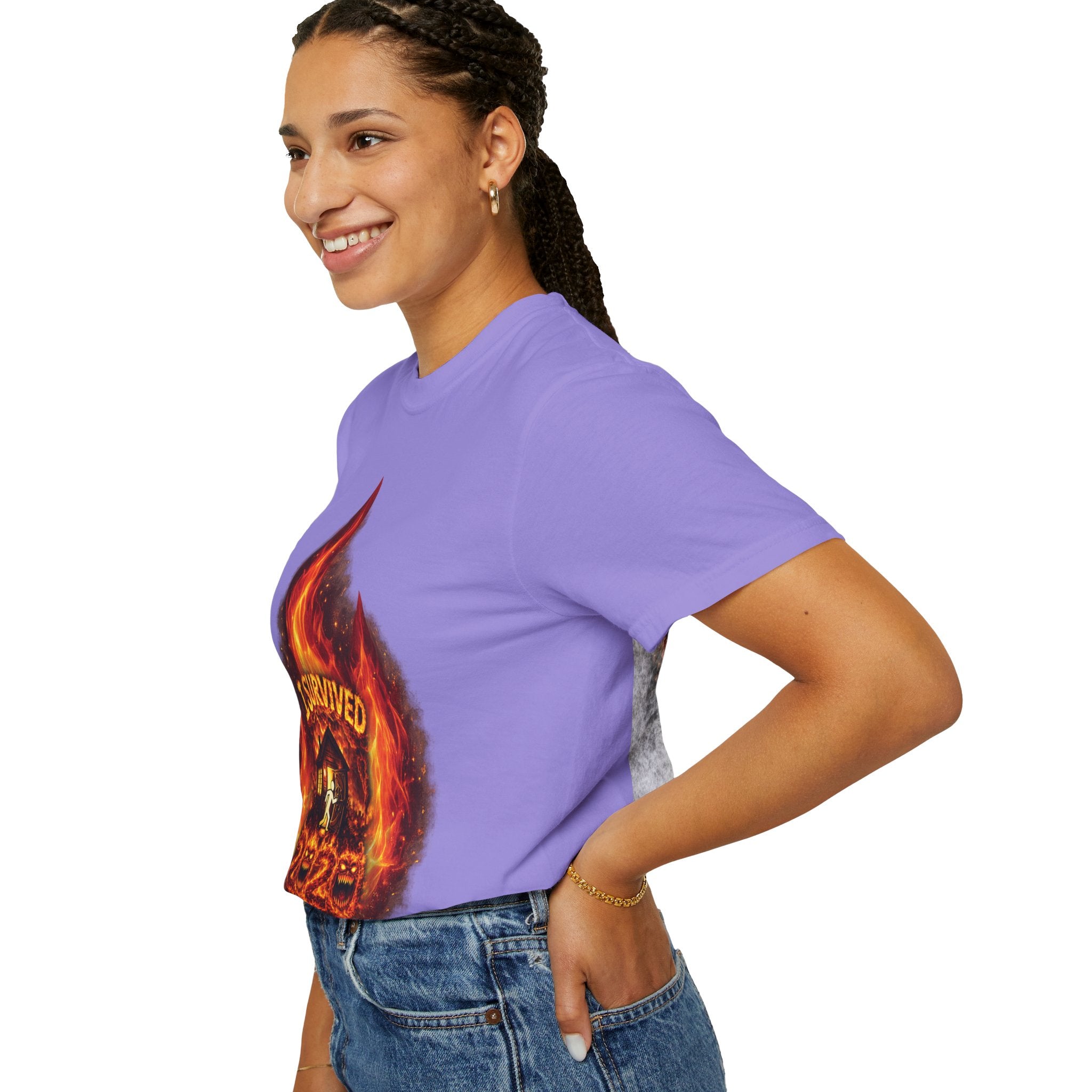 I Survived 2020 — Director's Cut S2:E4 "Western U.S. Wildfire Season" | Mid-Season Finale Pt. 1 | Wildfire Edition Memorial Unisex Garment-Dyed T-shirt