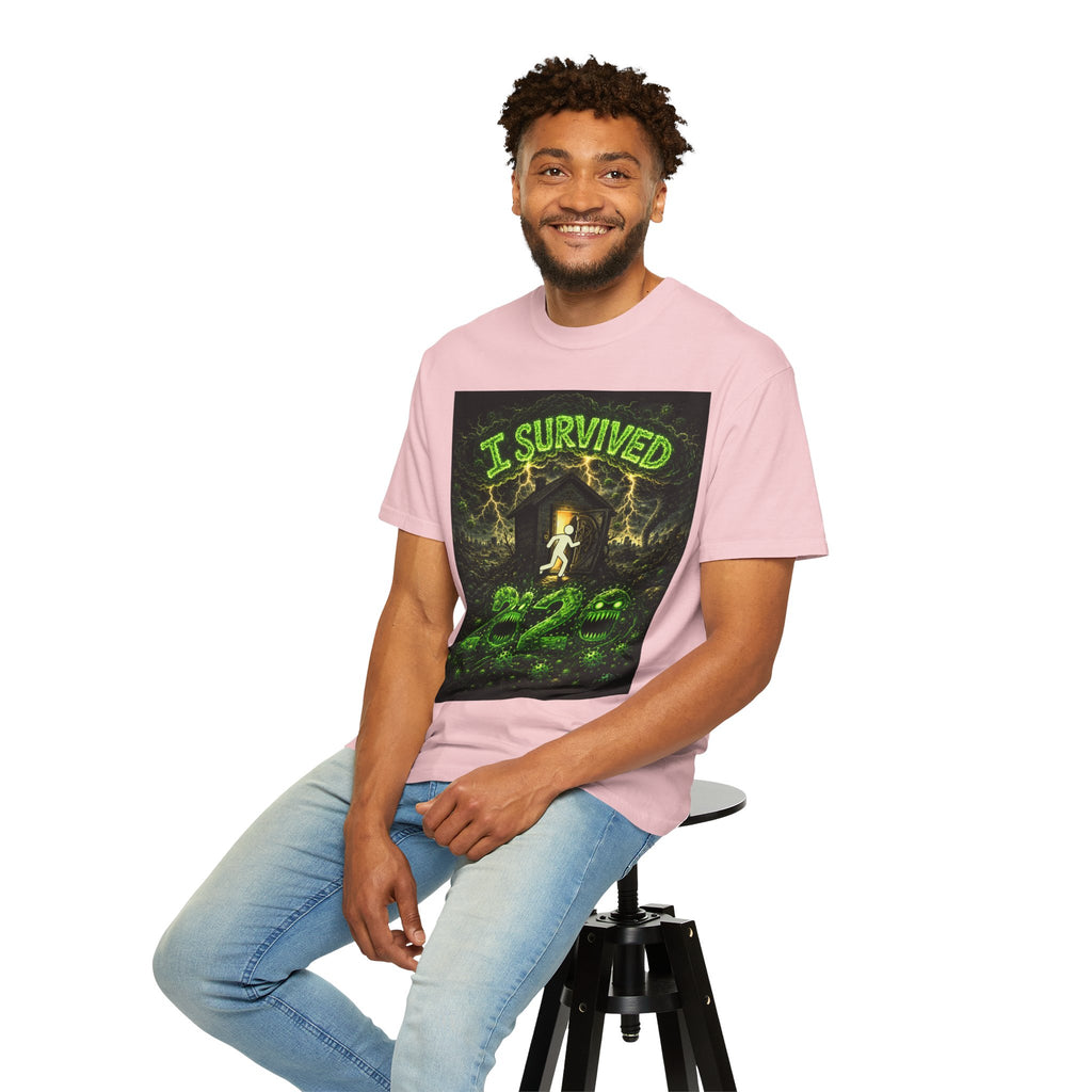 I Survived 2020 — S1:E1 "COVID-19: The Coronavirus" | Pandemic Edition Unisex Garment-Dyed T-shirt