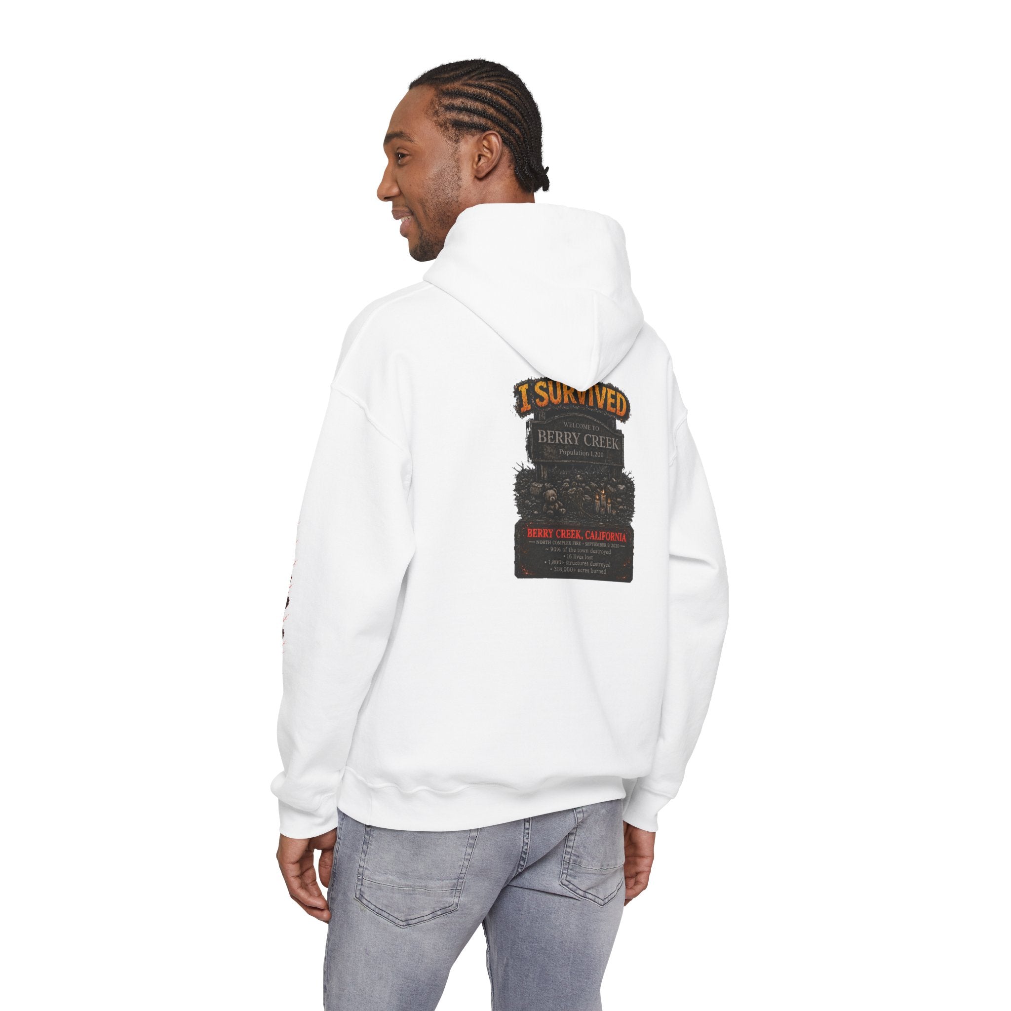 I Survived 2020 — Director's Cut S2:E1 "Berry Creek" | Wildfire Edition Memorial Hoodie Sweatshirt