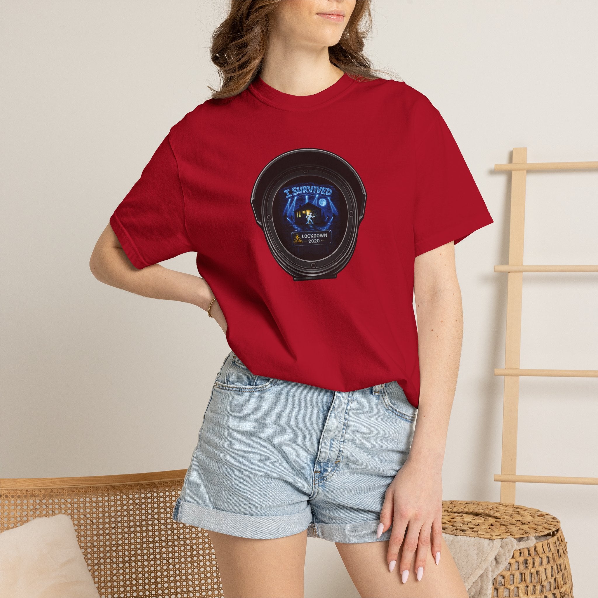 I Survived 2020 —  LOCKDOWN S3:E3: Director's Cut "Remote Schooling" Unisex Garment-Dyed T-shirt