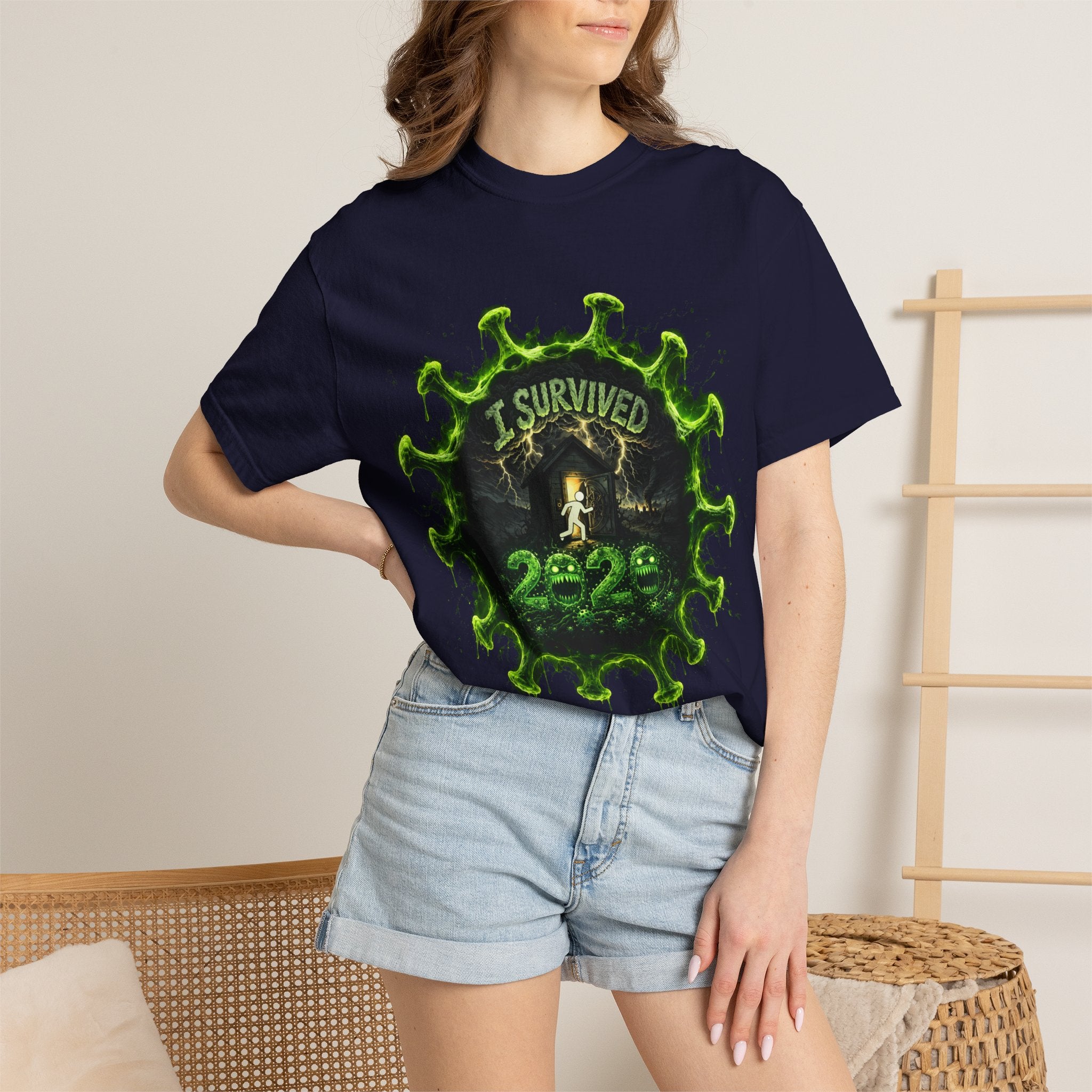 I Survived 2020 — Director's Cut S1:E5 "Delivery Doomsday" | Pandemic Edition Unisex Garment-Dyed T-shirt