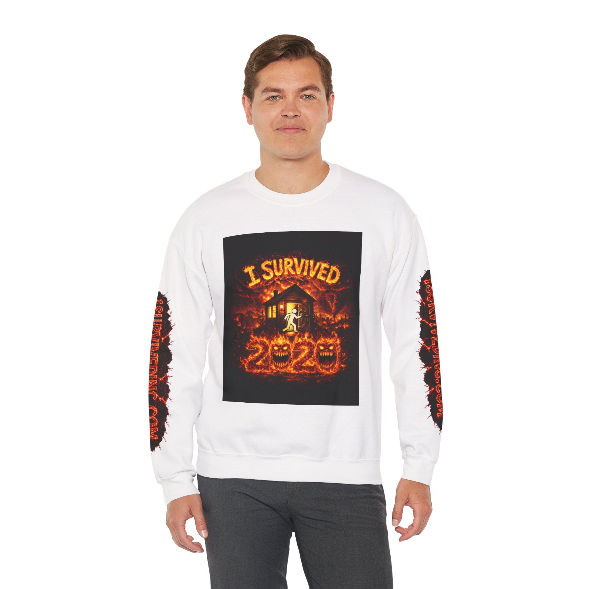 I Survived 2020 — WILDFIRES S2:E1: "Berry Creek" Memorial Unisex Heavy Blend™ Crewneck Sweatshirt