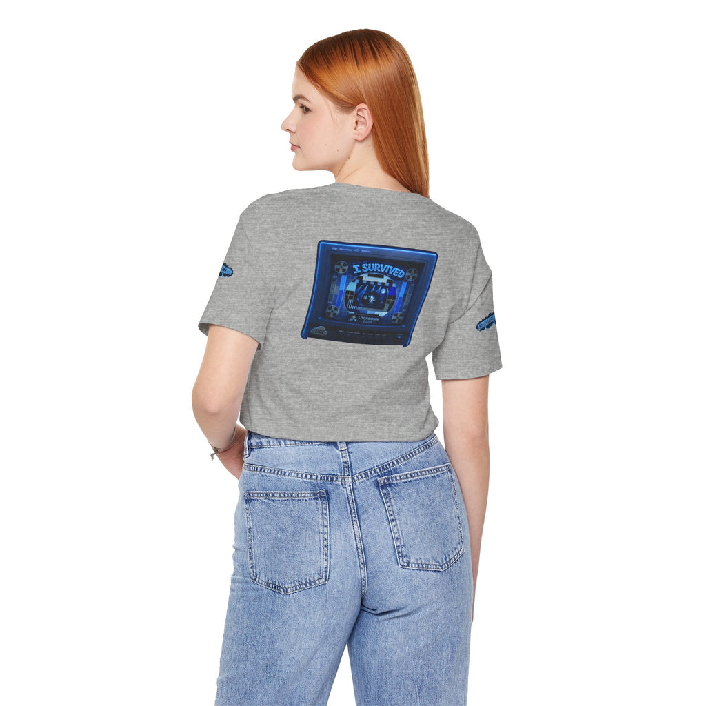 I Survived 2020 — "Please Stand By" Test Pattern Tee Lockdown Special Edition Summer Exclusive Unisex Jersey Short Sleeve Tee
