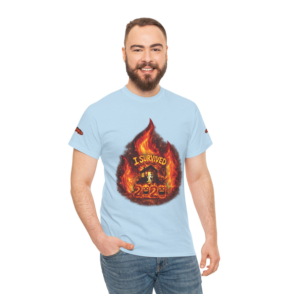 I Survived 2020 — Director's Cut S2:E3 "The California Wildfires" | Wildfire Edition Memorial Unisex Heavy Cotton Tee (SPECIAL EDITION)