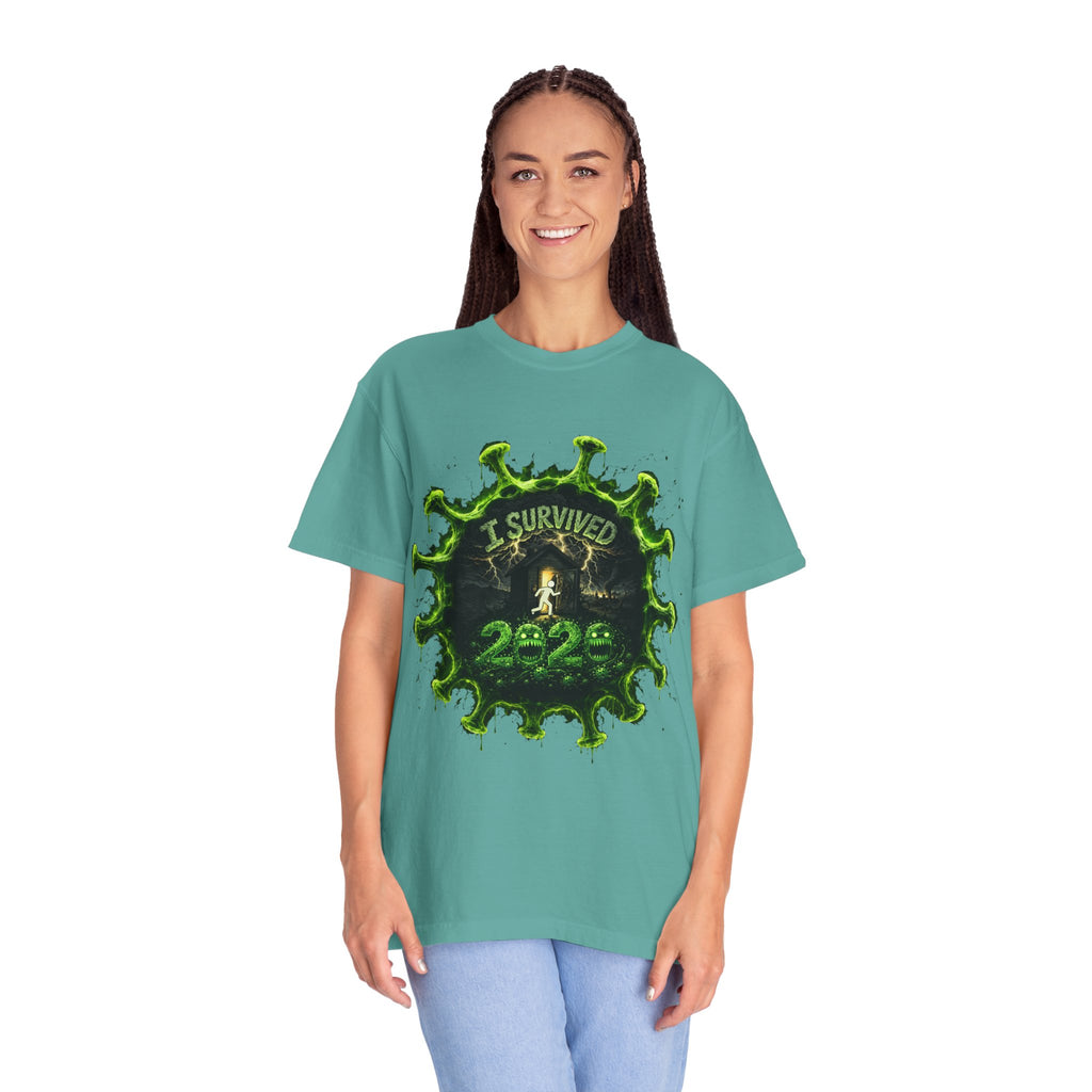 I Survived 2020 — Director's Cut S1:E5 "Delivery Doomsday" | Pandemic Edition Unisex Garment-Dyed T-shirt
