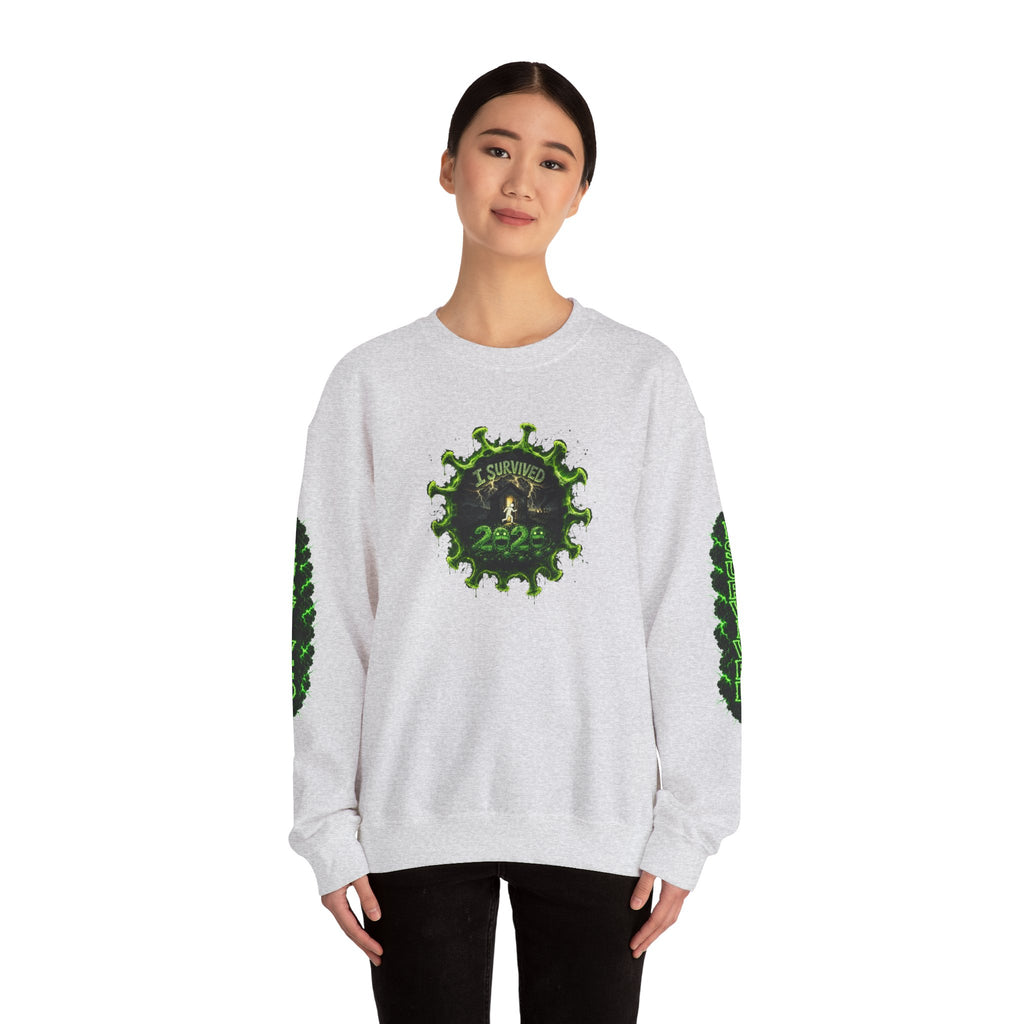 I Survived 2020 — PANDEMIC S1:E5: Director's Cut "Delivery Doomsday" Unisex Heavy Blend™ Crewneck Sweatshirt