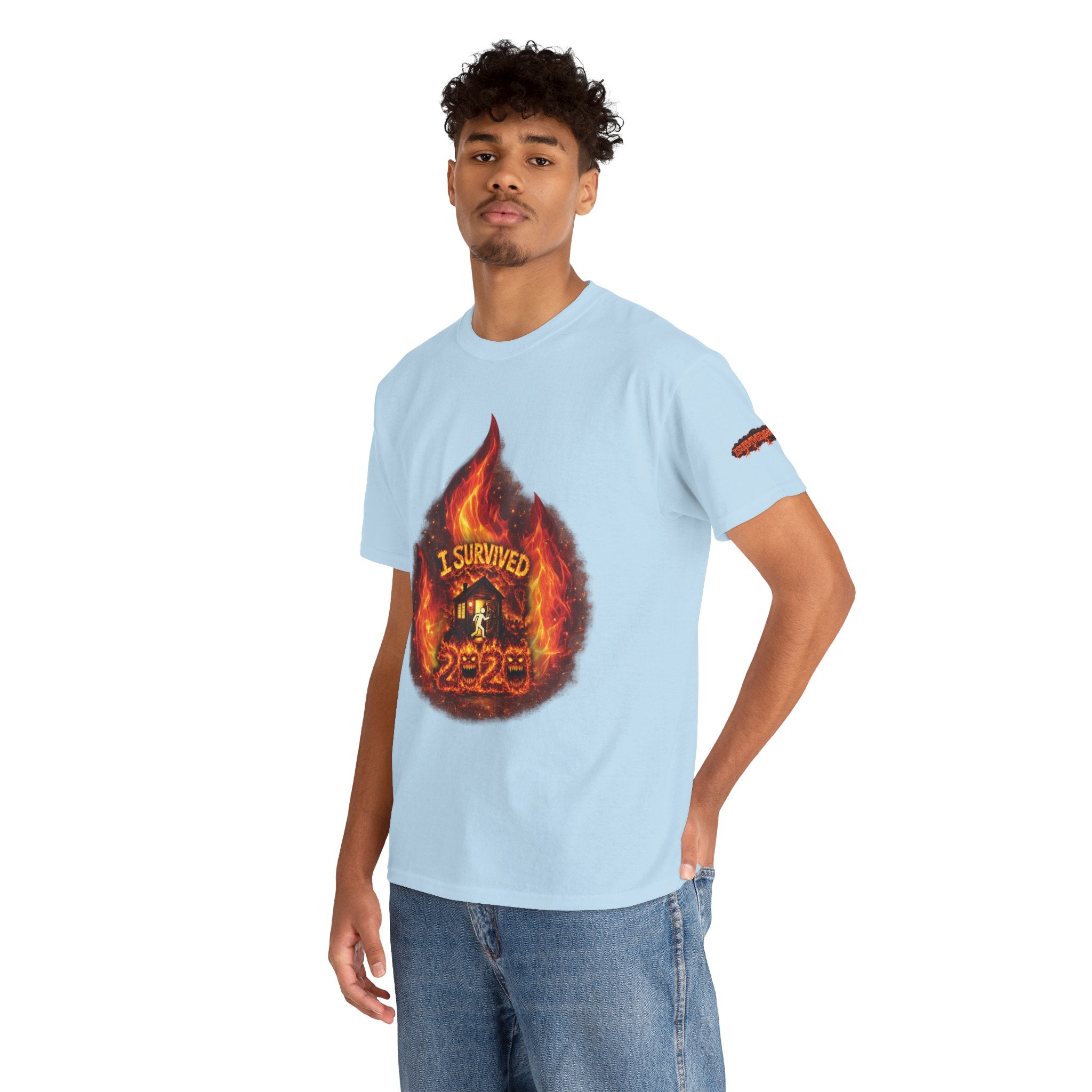 I Survived 2020 — Director's Cut S2:E3 "The California Wildfires" | Wildfire Edition Memorial Unisex Heavy Cotton Tee (SPECIAL EDITION)