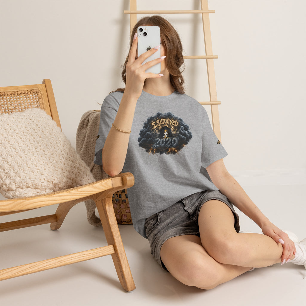 I Survived 2020 — Director's Cut Original Design Teaser Tee | Season 1 Premiere Drop Unisex Heavy Cotton Tee (SPECIAL EDITION)