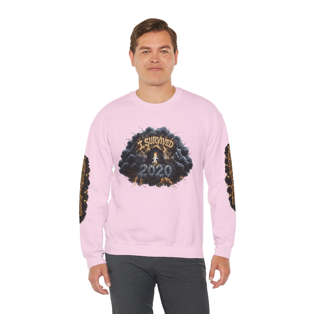 I Survived 2020 — Director's Cut Original Design Teaser Tee | Season 1 Premiere Drop Unisex Heavy Blend™ Crewneck Sweatshirt (SPECIAL EDITION)