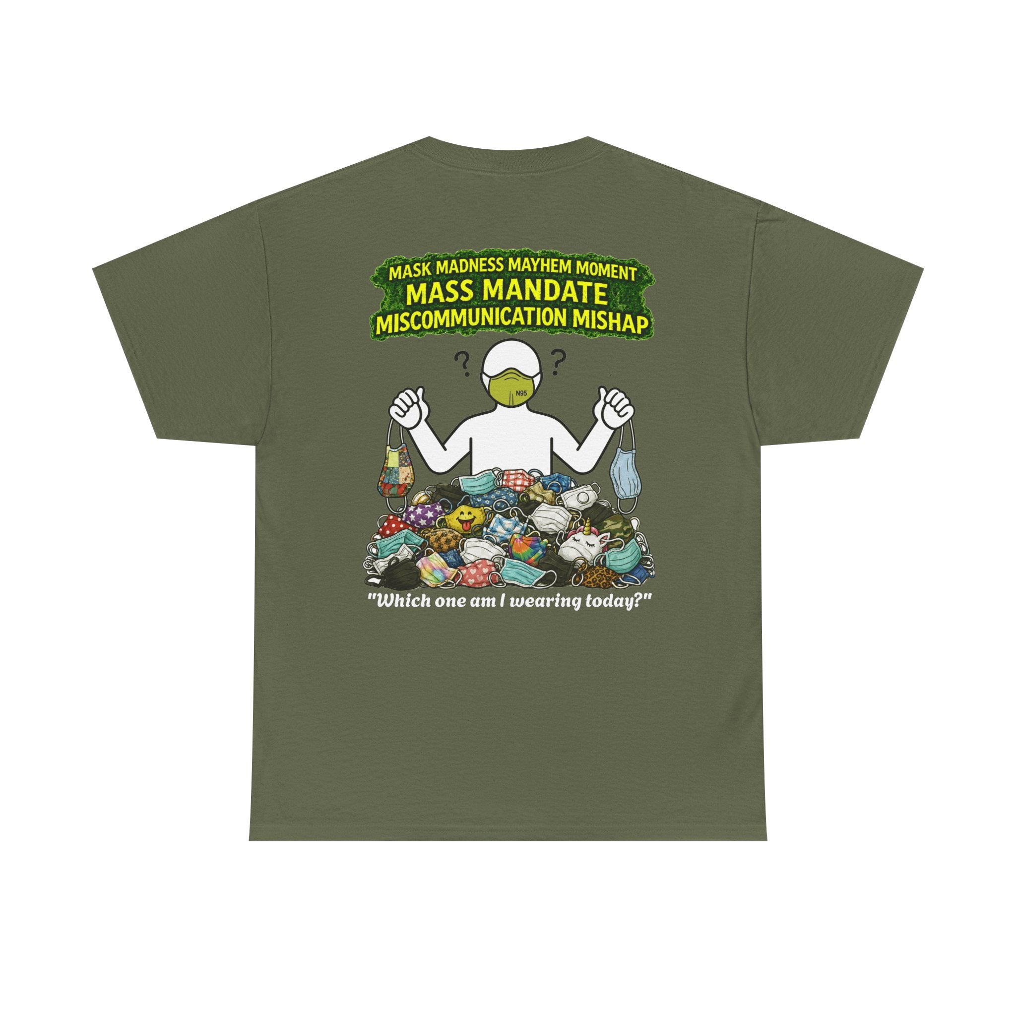 Sobreviví al 2020 — T1:E4 "Caos en Mascarillas: Un Momento de Locura" | Camiseta Unisex de Algodón Grueso Edición Pandemia (EDICIÓN ESPECIAL)