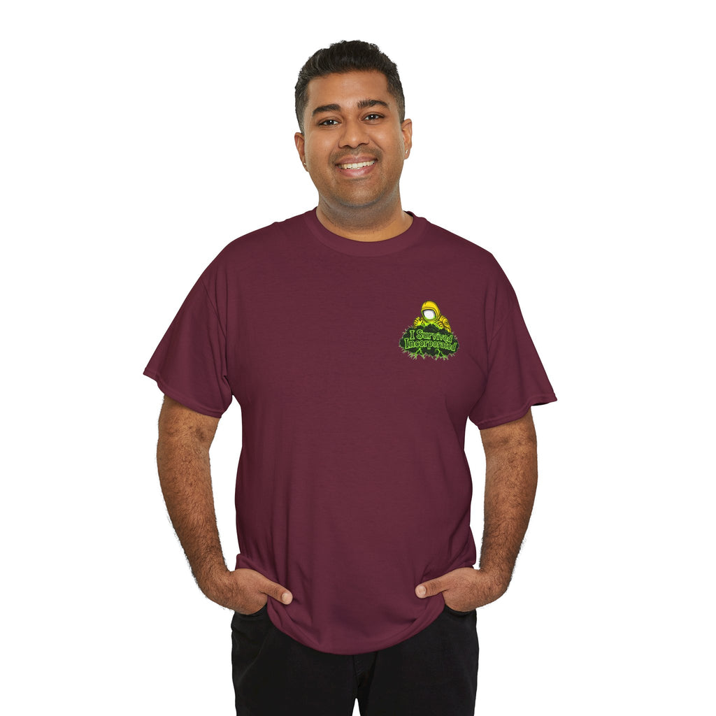 I Survived 2020 — "Please Stand By" Test Pattern Toxic Signal Tee Summer Premiere Unisex Heavy Cotton Tee