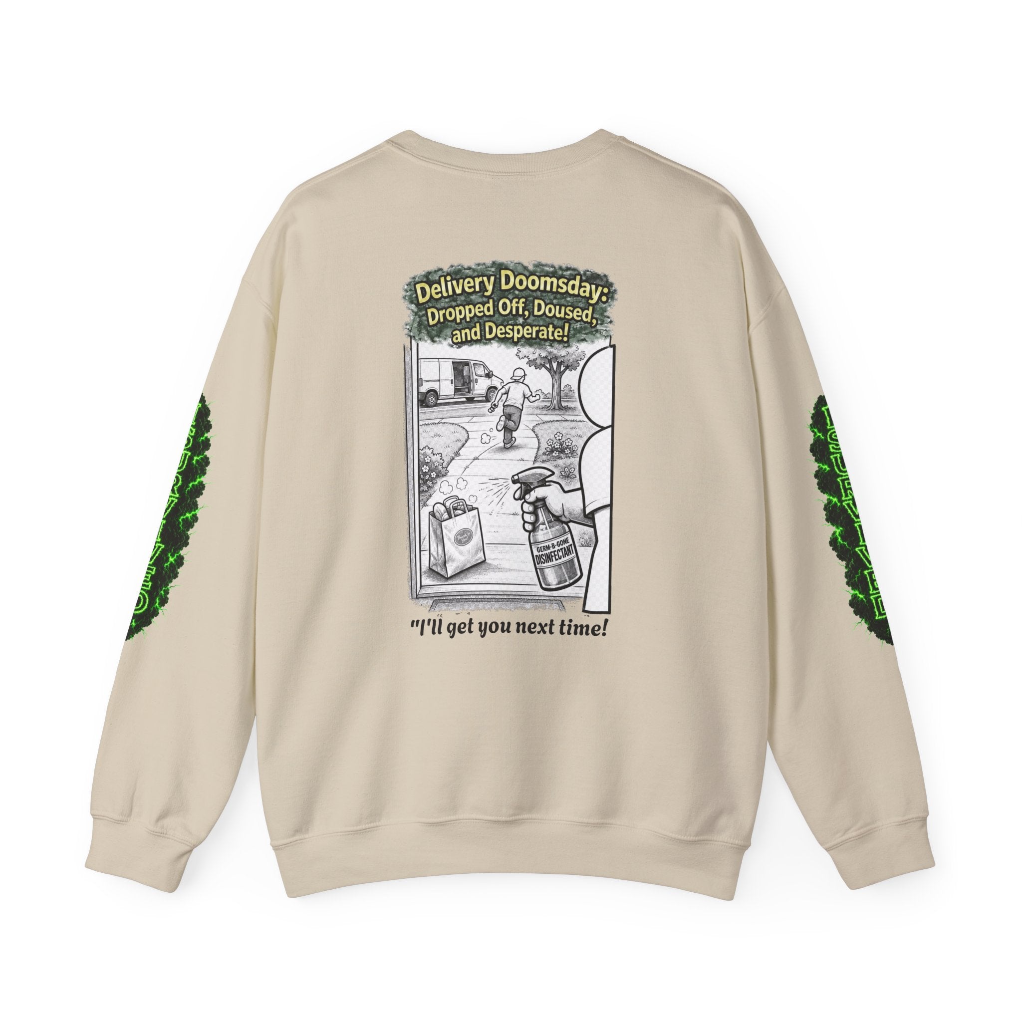 I Survived 2020 — Director's Cut S1:E5 "Delivery Doomsday" | Pandemic Edition Unisex Heavy Blend™ Crewneck Sweatshirt