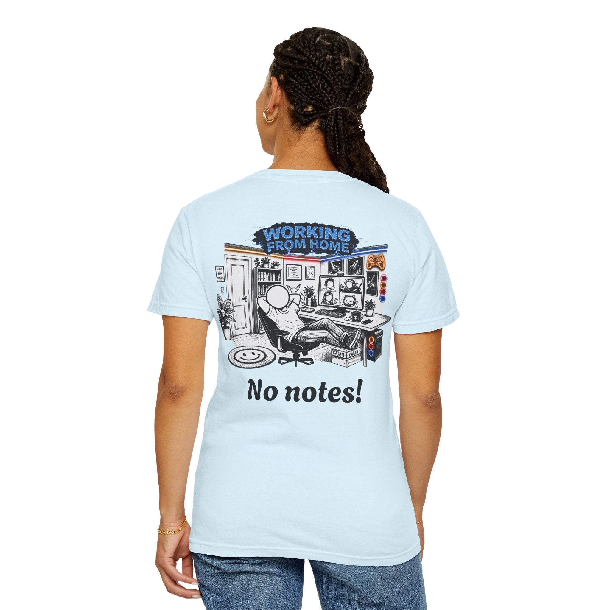 I Survived 2020 — LOCKDOWN S3:E4: "Working From Home" Unisex Garment-Dyed T-shirt