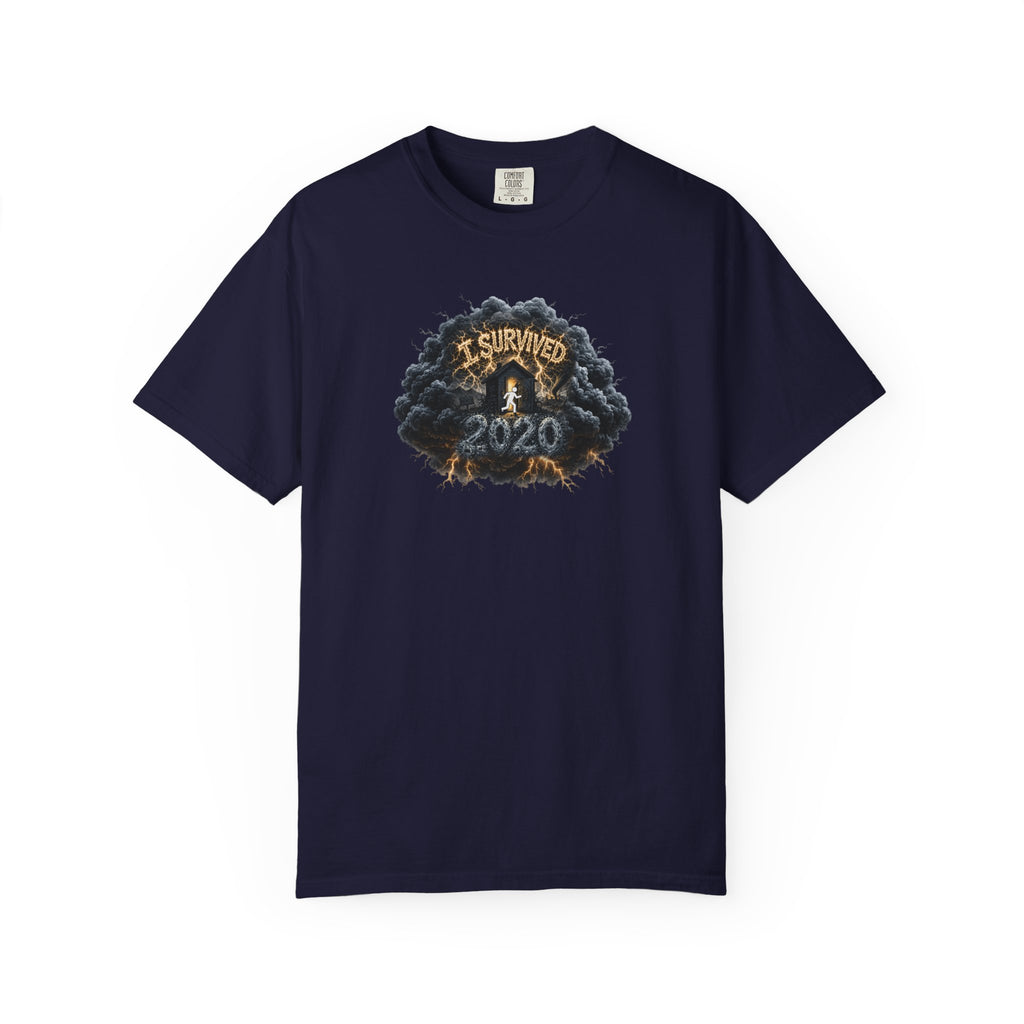 I Survived 2020 — Original PILOT Design: Director's Cut Unisex Garment-Dyed T-shirt