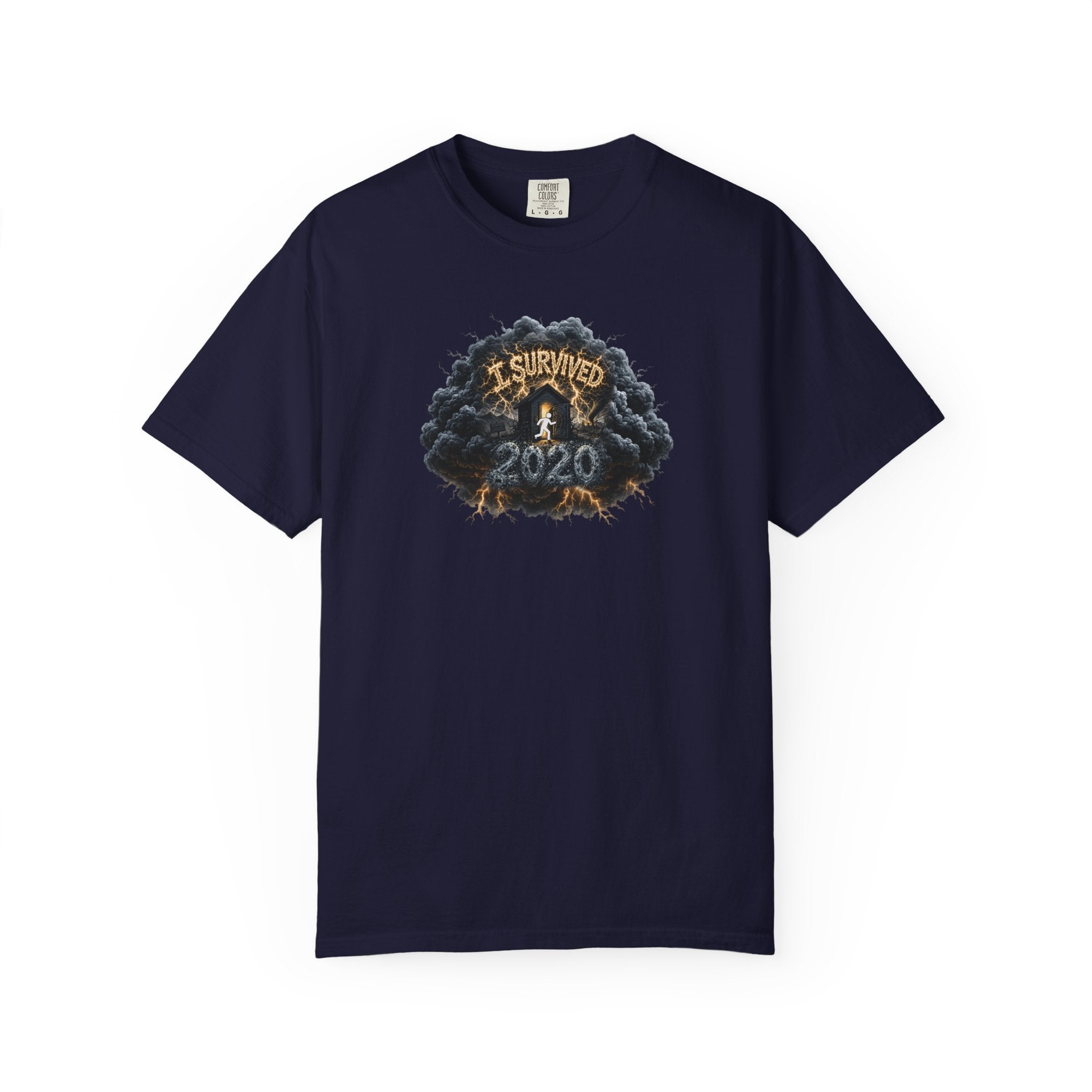 I Survived 2020 — Original PILOT Design: Director's Cut Unisex Garment-Dyed T-shirt