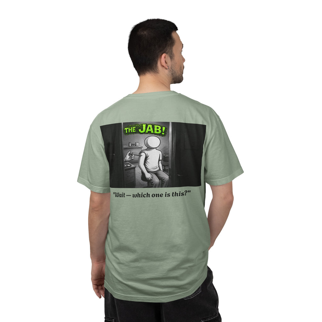 I Survived 2020 — Director's Cut S1:E3 "The Jab!" | Pandemic Edition Unisex Garment-Dyed T-shirt