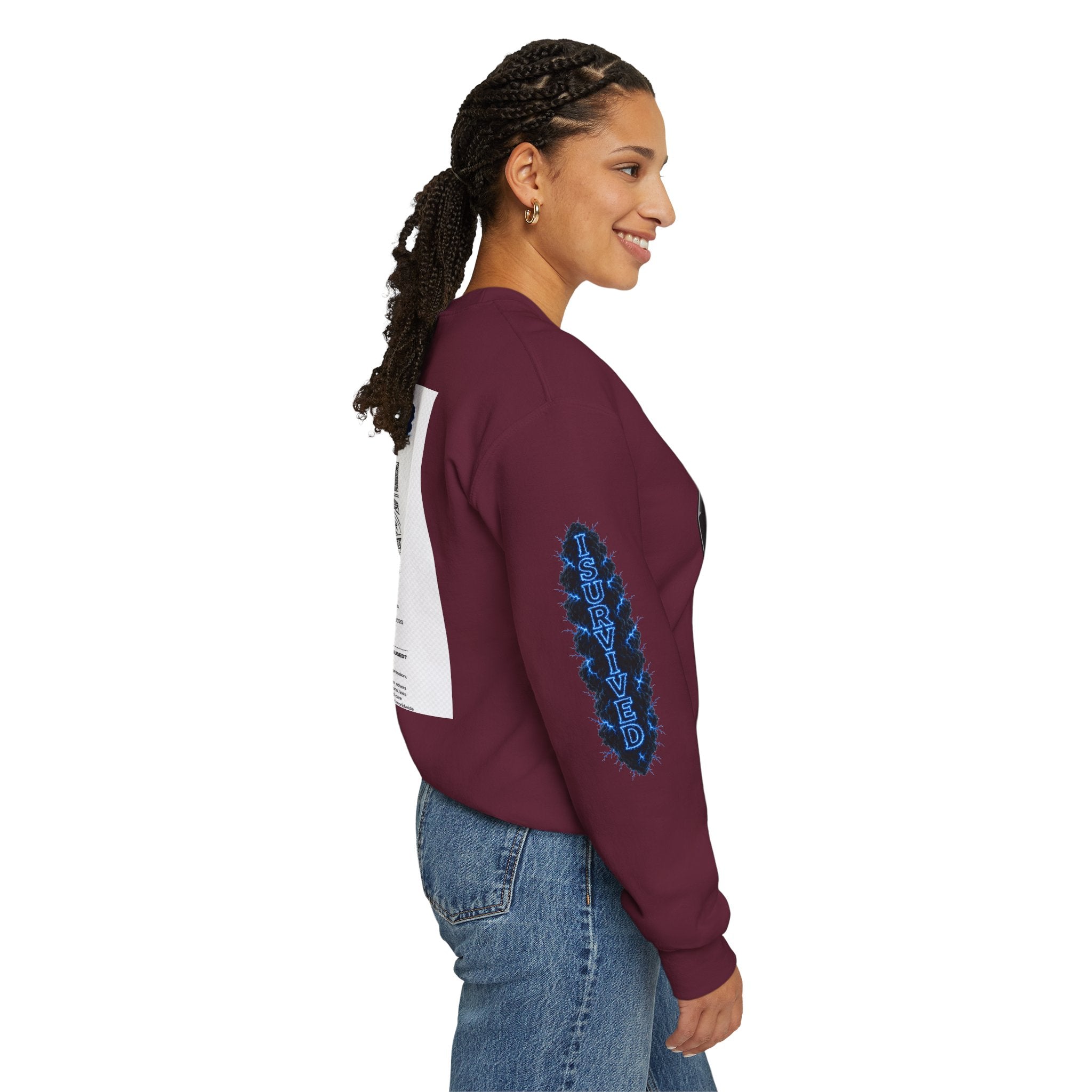 I Survived 2020 — Director's Cut S3:E1 "Quarantine" | Lockdown Edition Documentary Unisex Heavy Blend™ Crewneck Sweatshirt