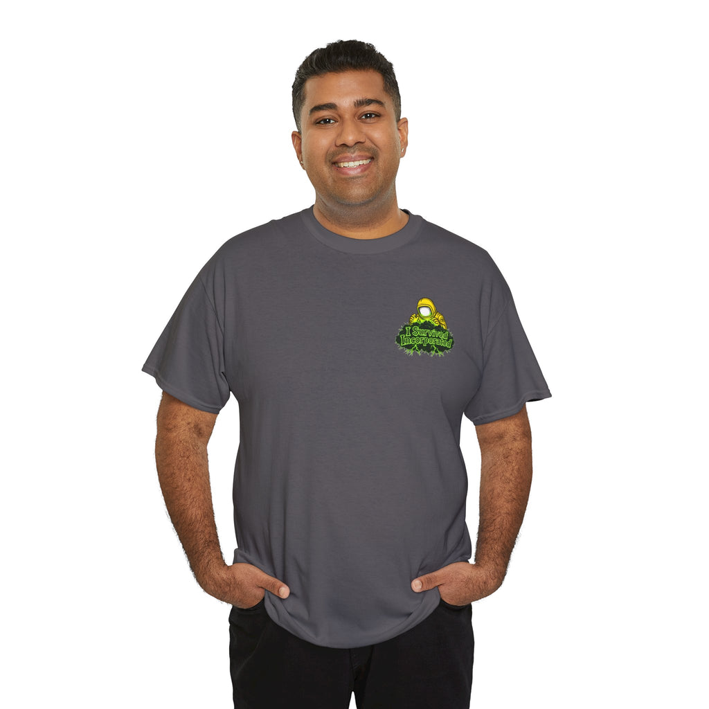 I Survived 2020 — "Please Stand By" Test Pattern Toxic Signal Tee Summer Premiere Unisex Heavy Cotton Tee
