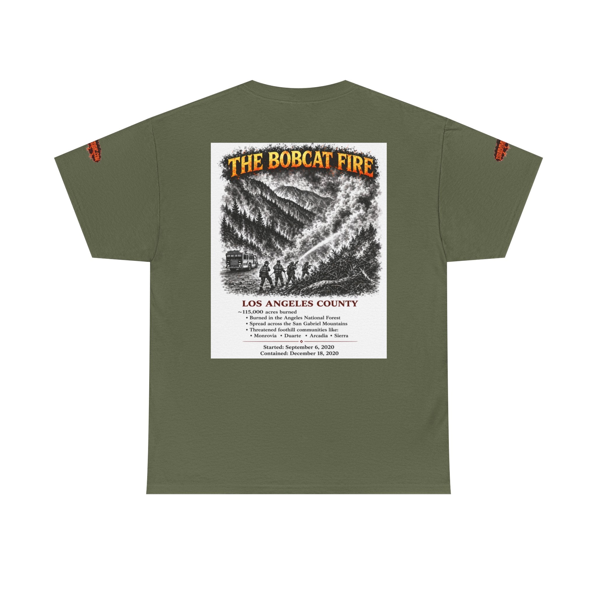I Survived 2020 — S2:E2 "The Bobcat Fire" | Wildfire Edition Memorial Unisex Heavy Cotton Tee (SPECIAL EDITION)