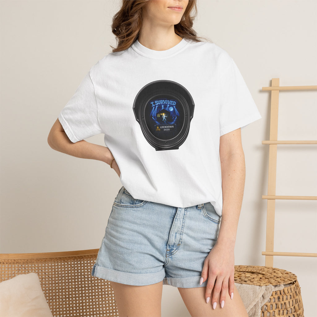 I Survived 2020 —  LOCKDOWN S3:E1: Director's Cut "Quarantine" Unisex Garment-Dyed T-shirt