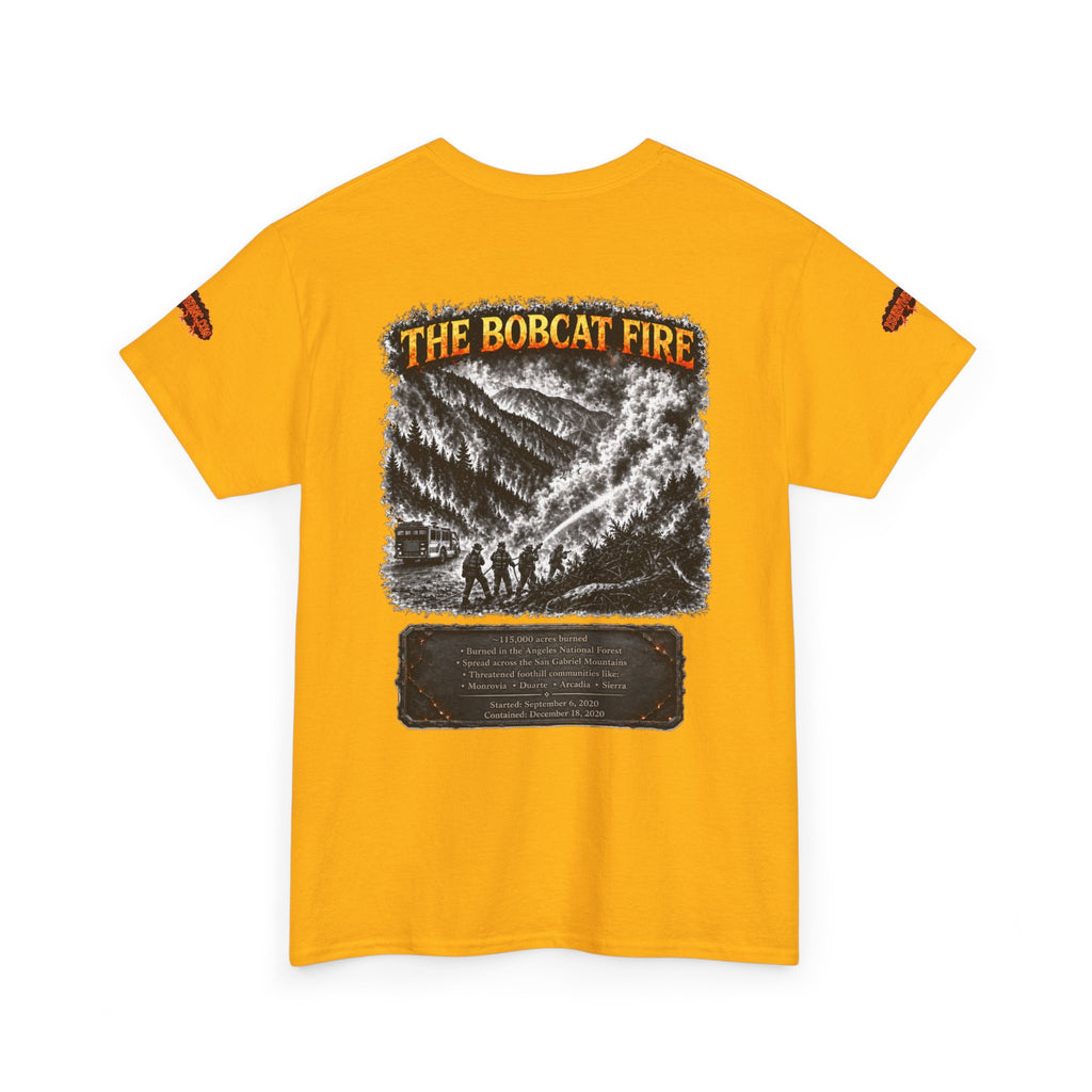 I Survived 2020 — Director's Cut S2:E2 "The Bobcat Fire" | Wildfire Edition Memorial Unisex Heavy Cotton Tee (SPECIAL EDITION)