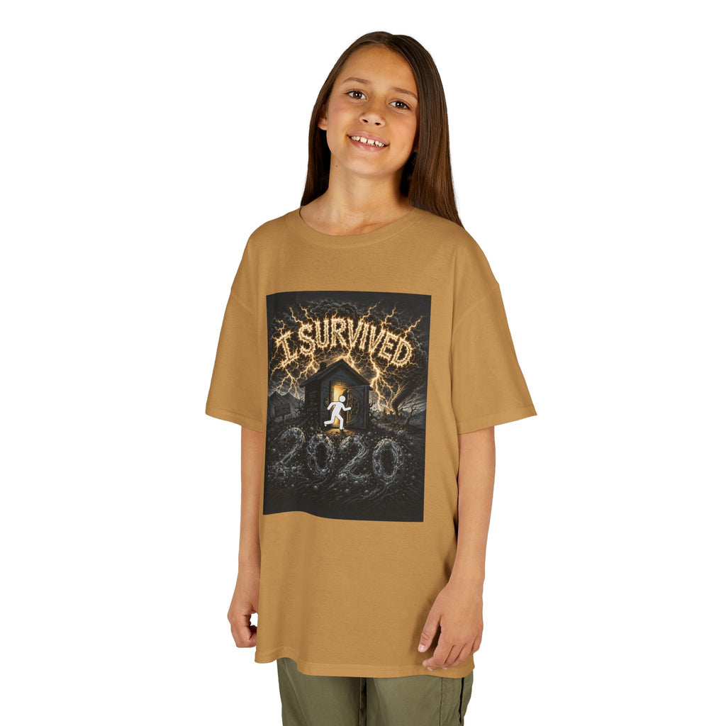 I Survived 2020 — Original Design Teaser Tee | Season 1 Premiere Drop Kids Heavy Cotton™ Tee