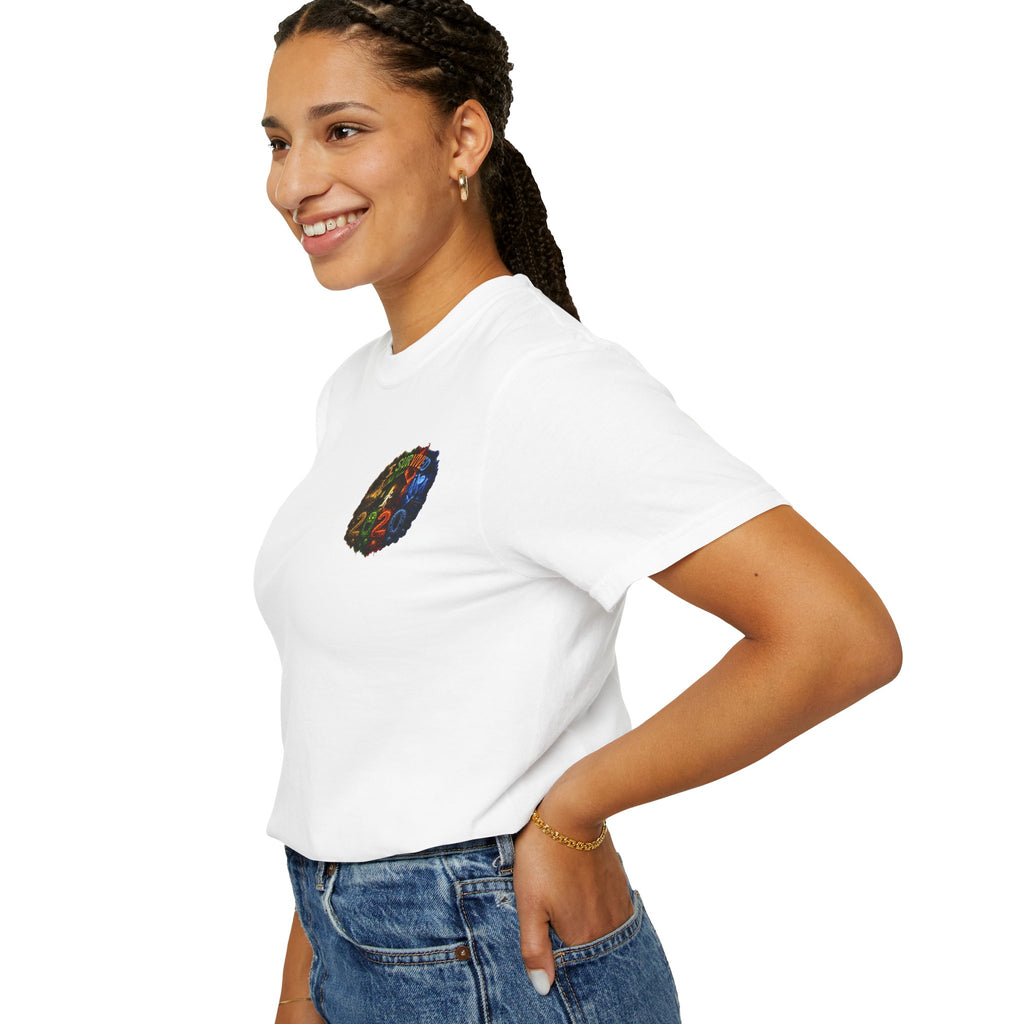 I Survived 2020 — "No Signal" Test Pattern Tee Alien Broadcast Finale Summer Premiere Unisex Garment-Dyed T-shirt