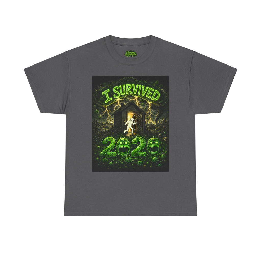 I Survived 2020 — S1:E2 "The Coming of COVID" | Pandemic Edition Unisex Heavy Cotton Tee