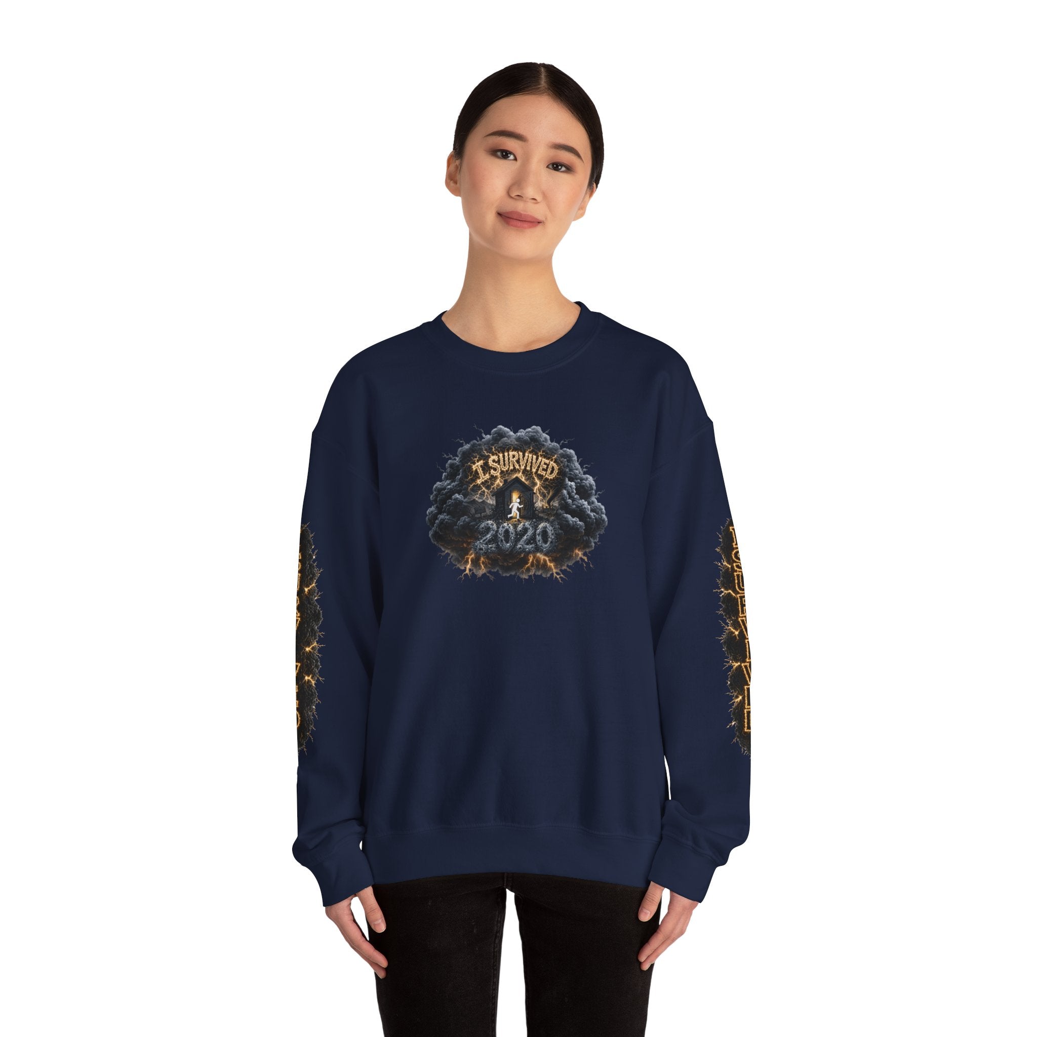 I Survived 2020 — Original PILOT Design: Director's Cut Special Edition Unisex Heavy Blend™ Crewneck Sweatshirt