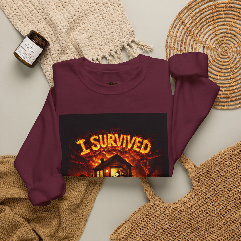 I Survived 2020 — WILDFIRES S2:E2: "The Bobcat Fire" Memorial Unisex Heavy Blend™ Crewneck Sweatshirt