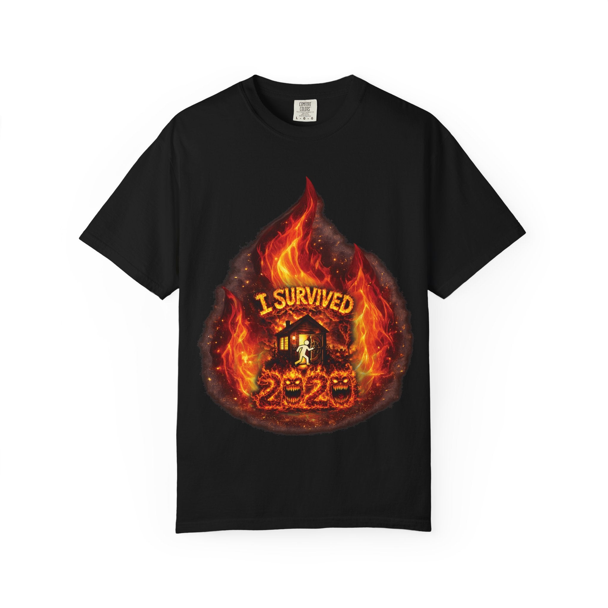 I Survived 2020 — Director's Cut S2:E3 "The California Wildfires" | Wildfire Edition Memorial Unisex Garment-Dyed T-shirt
