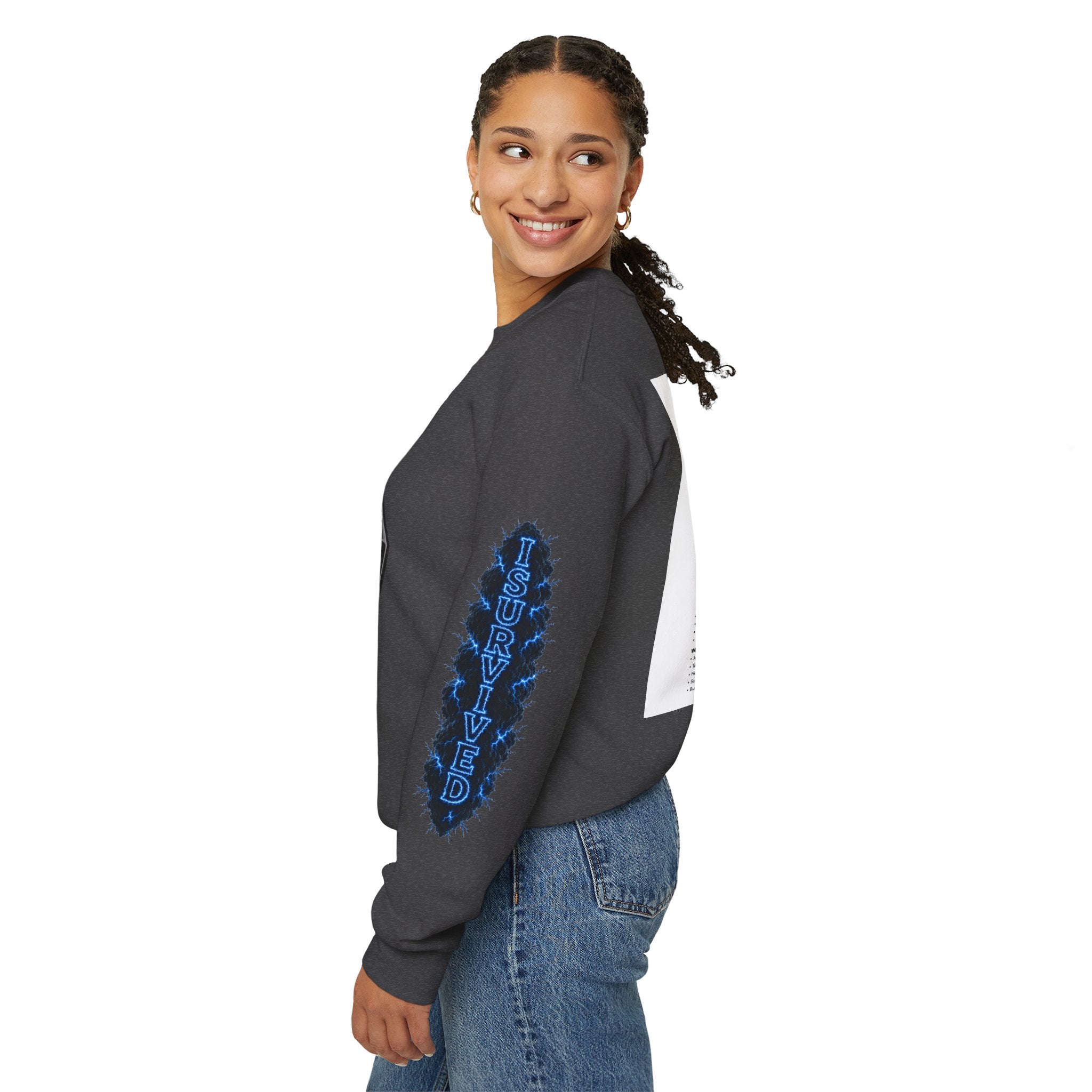 I Survived 2020 — Director's Cut S3:E3 "Remote Schooling" | Lockdown Edition Documentary Unisex Heavy Blend™ Crewneck Sweatshirt