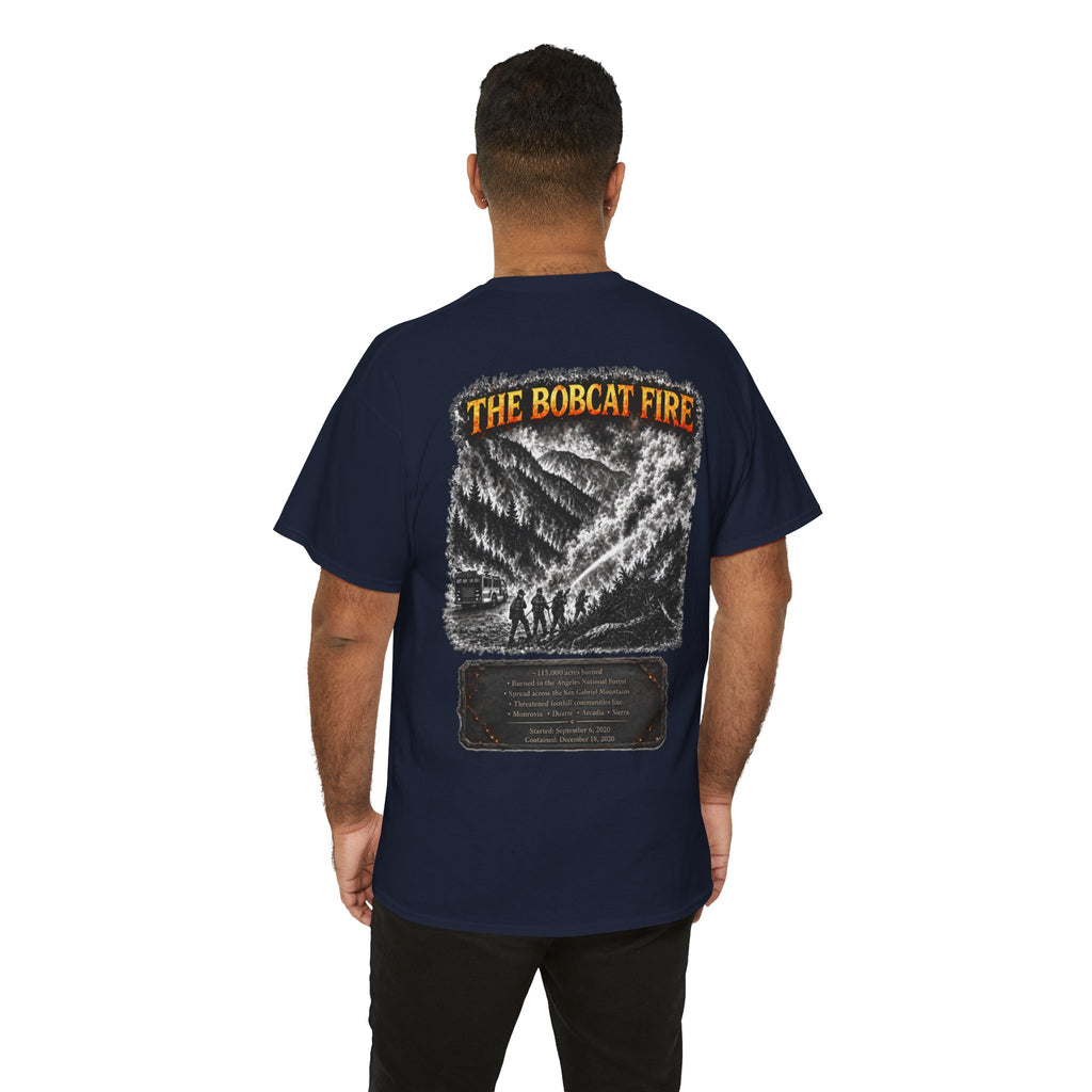 I Survived 2020 — WILDFIRES S2:E2: "The Bobcat Fire" Memorial Unisex Heavy Cotton Tee