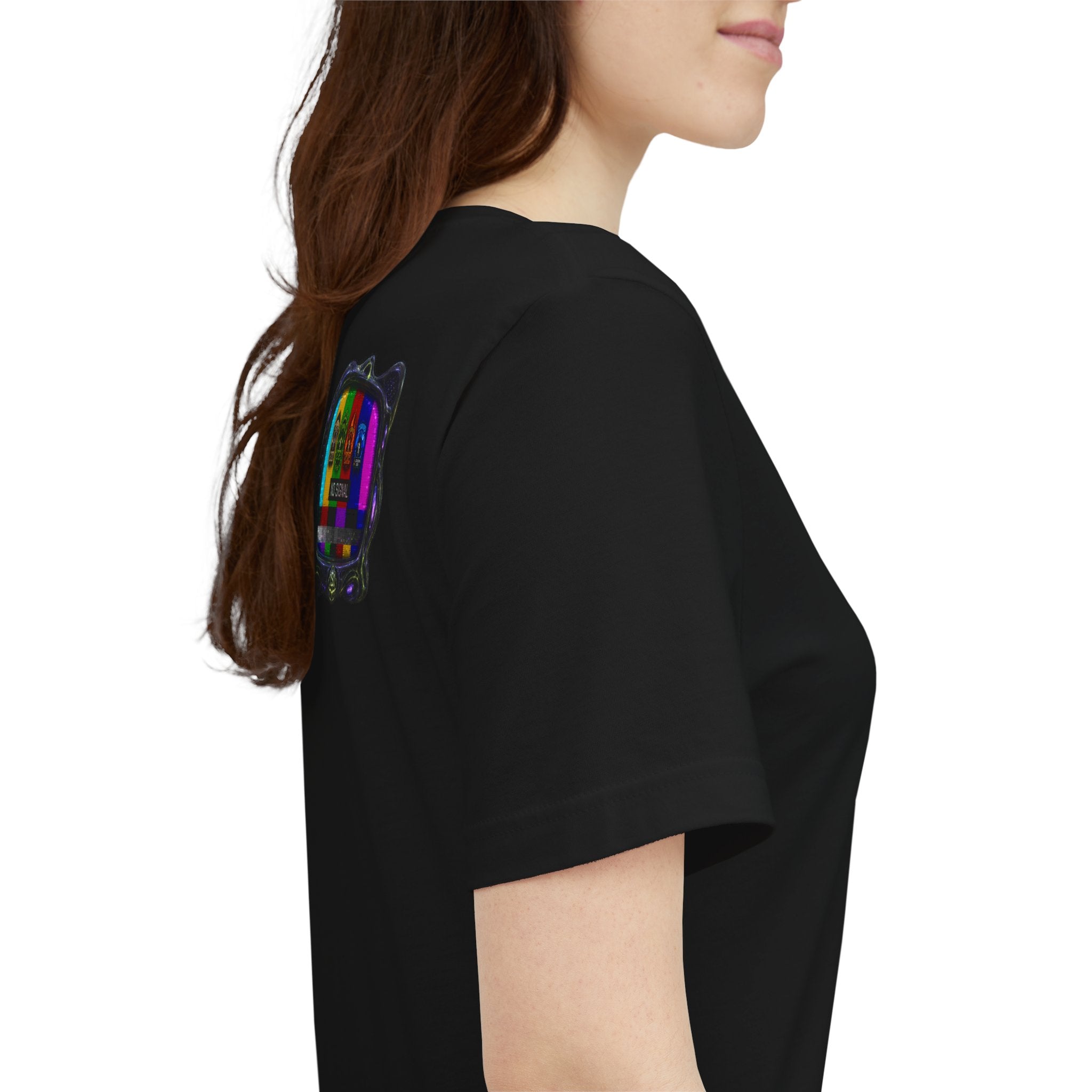 I Survived 2020 — "No Signal" Test Pattern Tee Alien Broadcast Finale Summer Premiere Unisex Jersey Short Sleeve Tee
