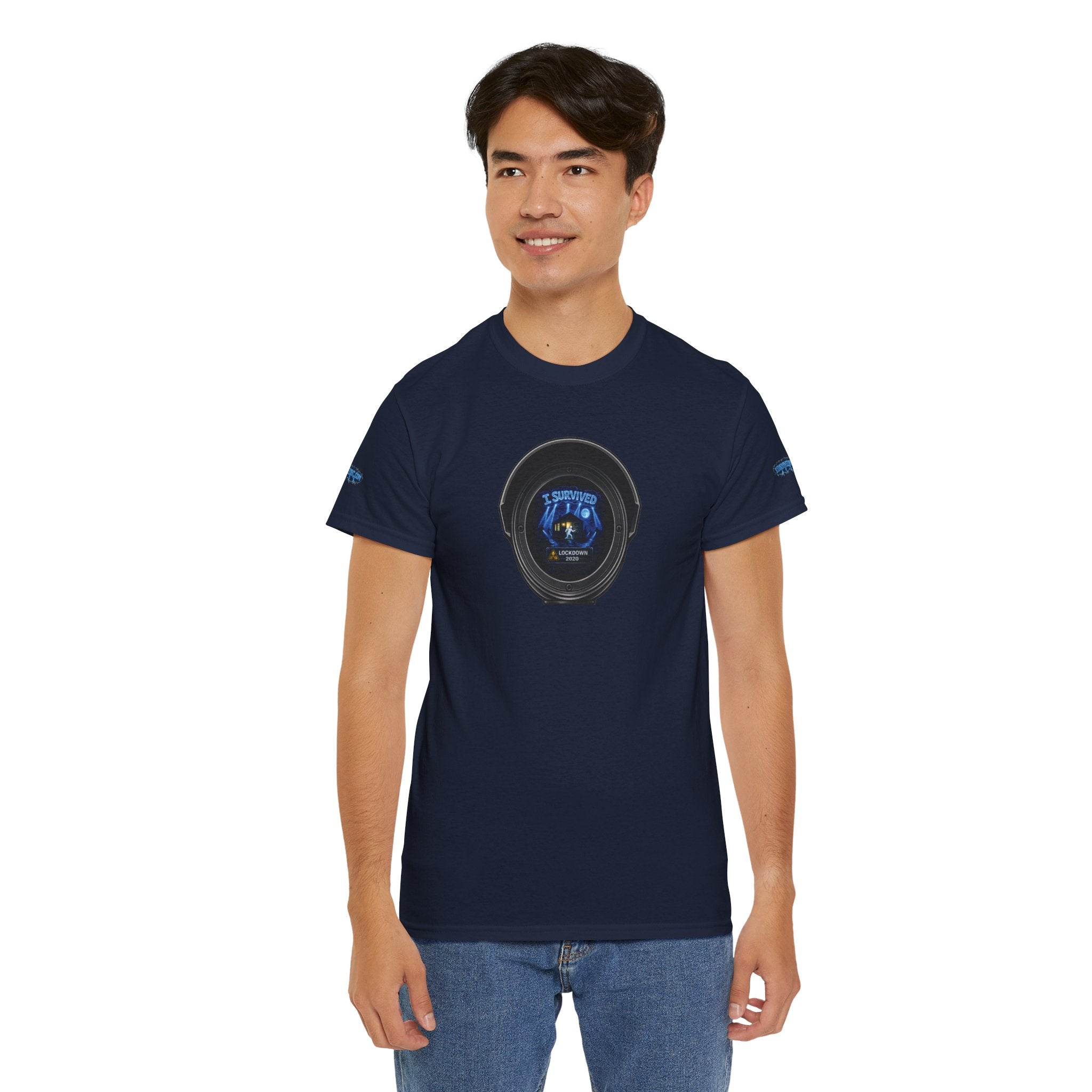 I Survived 2020 — LOCKDOWN S3:E2: Director's Cut Special Edition "Dating Under Lockdown" Unisex Heavy Cotton Tee