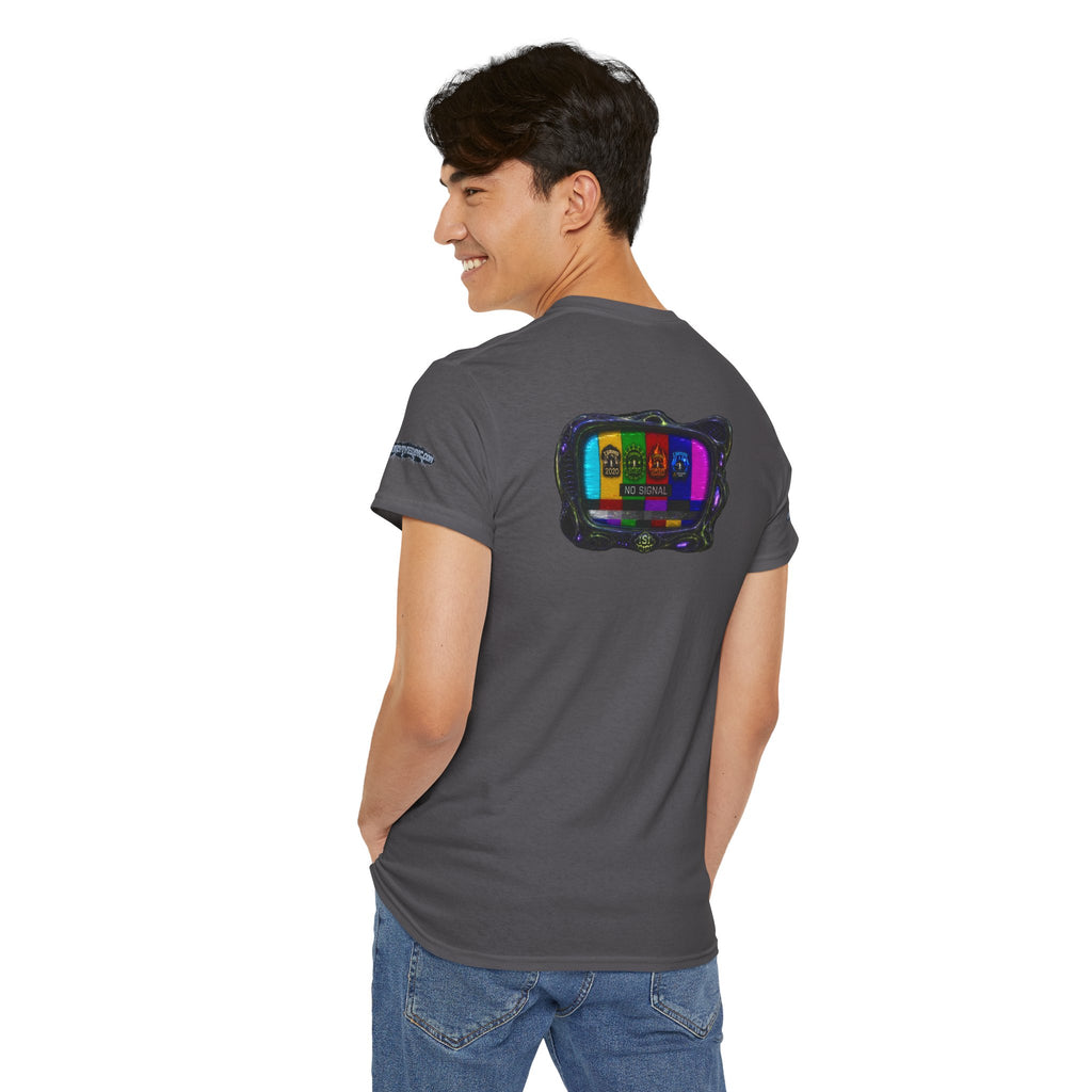 I Survived 2020 — "No Signal" Test Pattern Tee Alien Broadcast Finale Special Edition Summer Premiere Unisex Heavy Cotton Tee