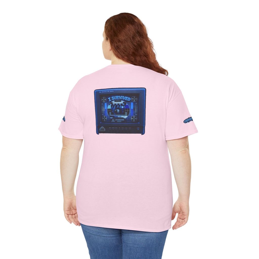 I Survived 2020 — "Please Stand By" Test Pattern Tee Lockdown Special Edition Summer Exclusive Unisex Heavy Cotton Tee