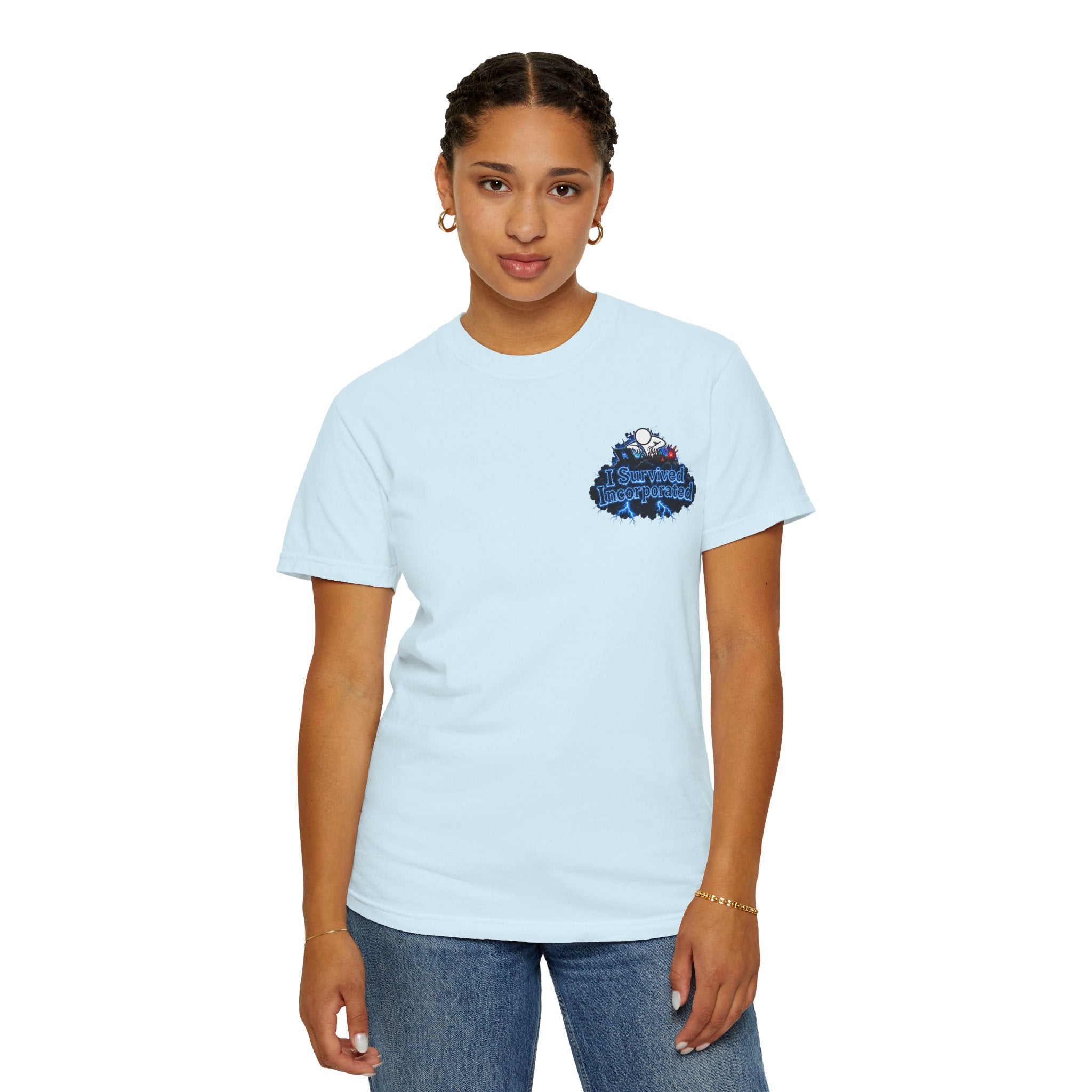 I Survived 2020 — "Please Stand By" Test Pattern Tee Lockdown Special Edition Summer Exclusive Unisex Garment-Dyed T-shirt