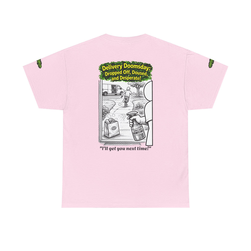 Sobreviví al 2020 — T1:E5 "El día del juicio final de las entregas" | Camiseta unisex de algodón pesado (Edición Pandemia) (EDICIÓN ESPECIAL)