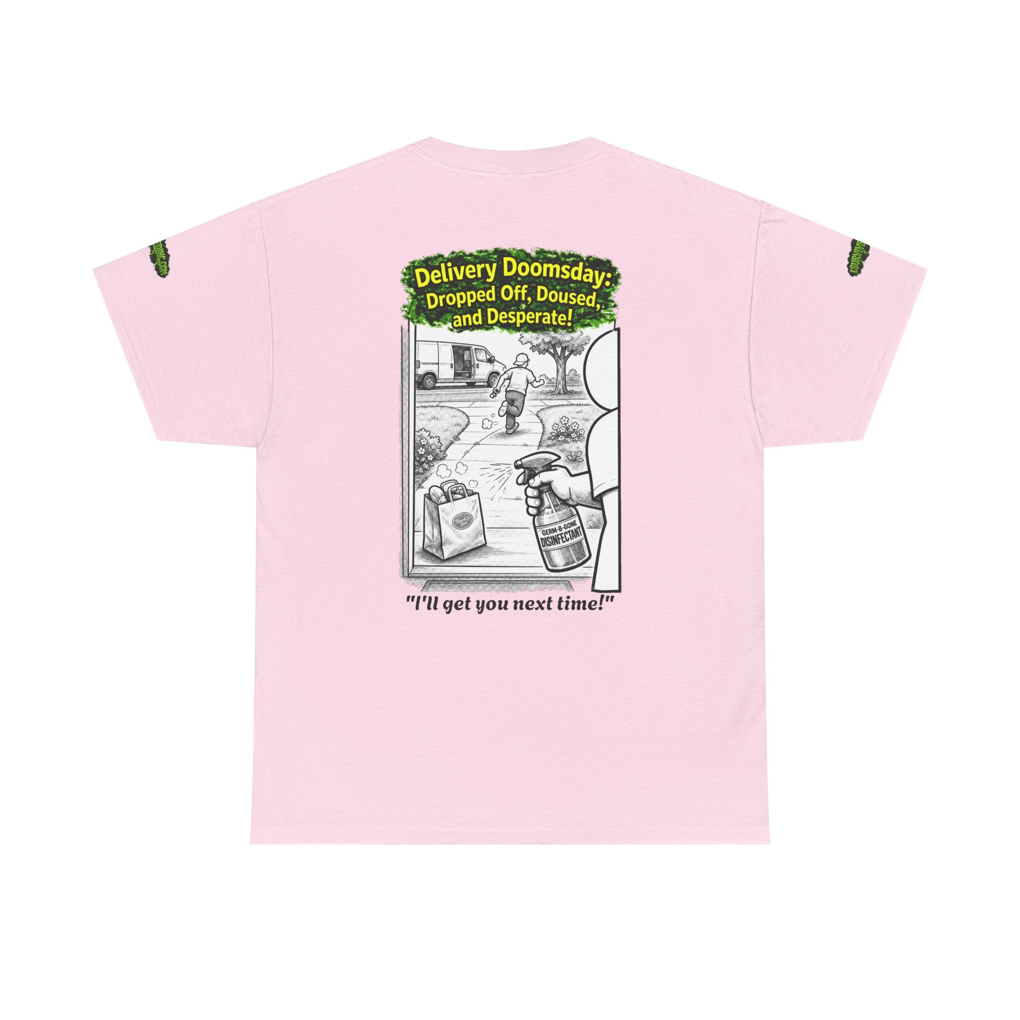 Sobreviví al 2020 — T1:E5 "El día del juicio final de las entregas" | Camiseta unisex de algodón pesado (Edición Pandemia) (EDICIÓN ESPECIAL)