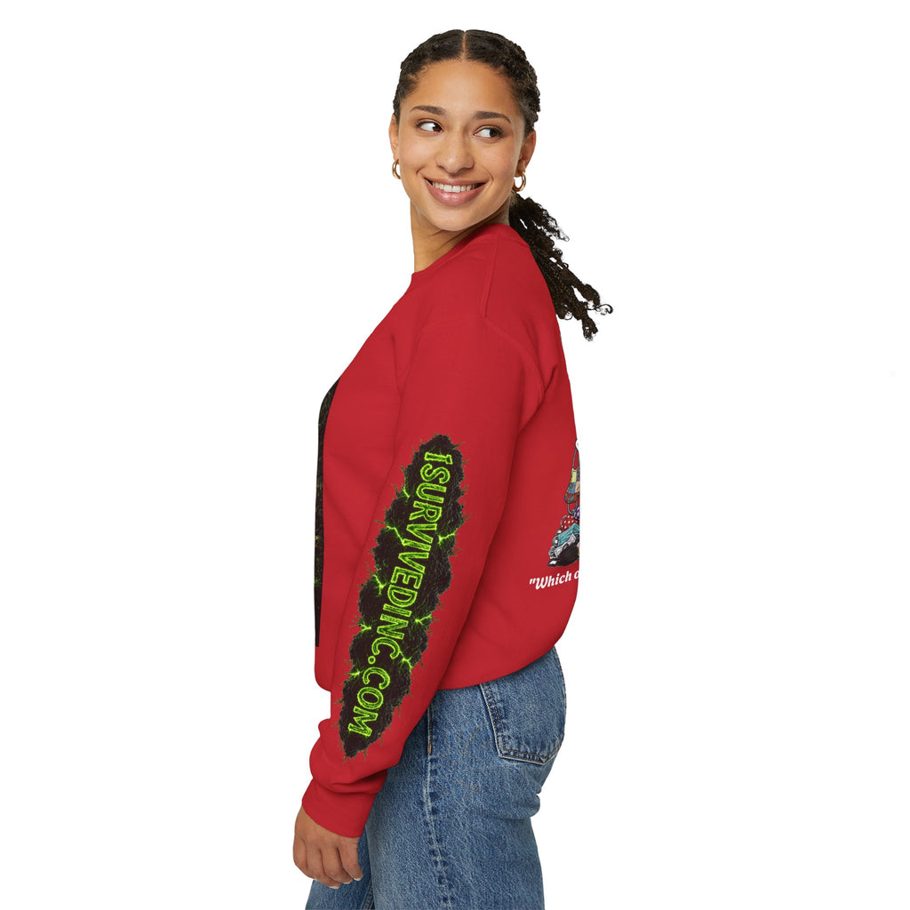 I Survived 2020 — S1:E4 "Mask Madness Mayhem Moment" | Pandemic Edition Unisex Heavy Blend™ Crewneck Sweatshirt